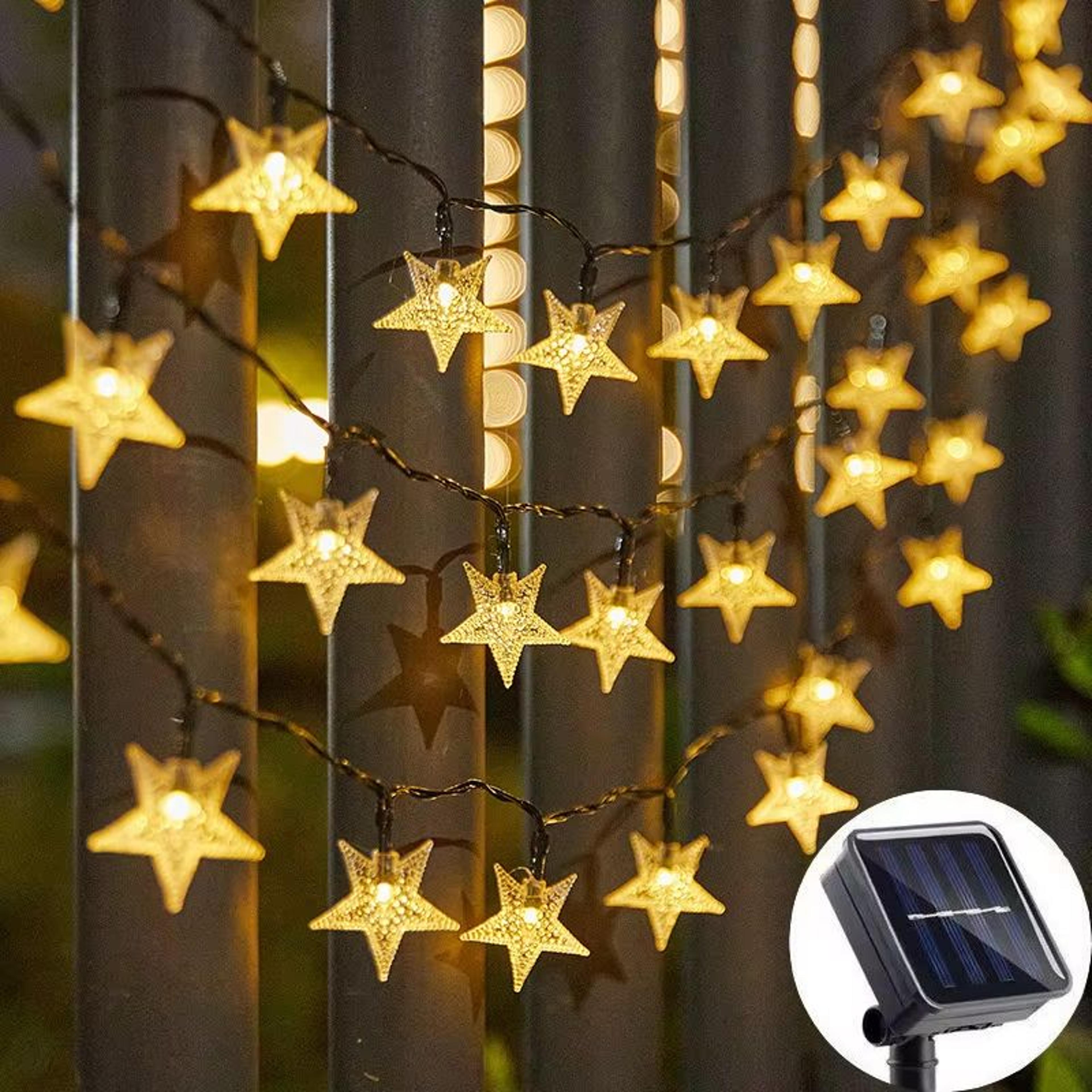 Solar Star String Lights 164ft  23ft  394ft Outdoor LED Fairy Lights For Garden Patio Christmas Wed 8