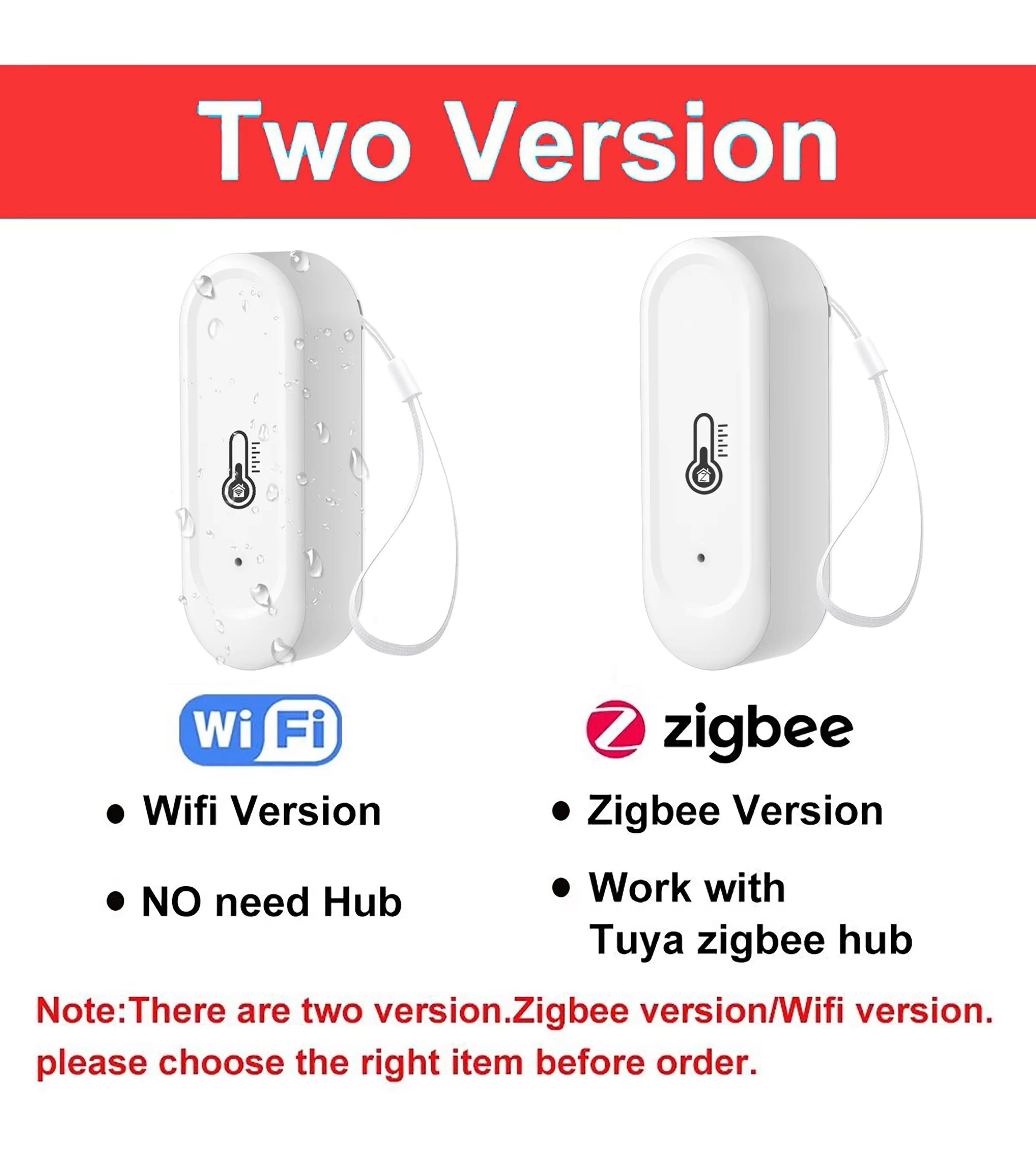 Smart Outdoor Temperature And Humidity Sensor With WiFi Zigbee And App Control 1