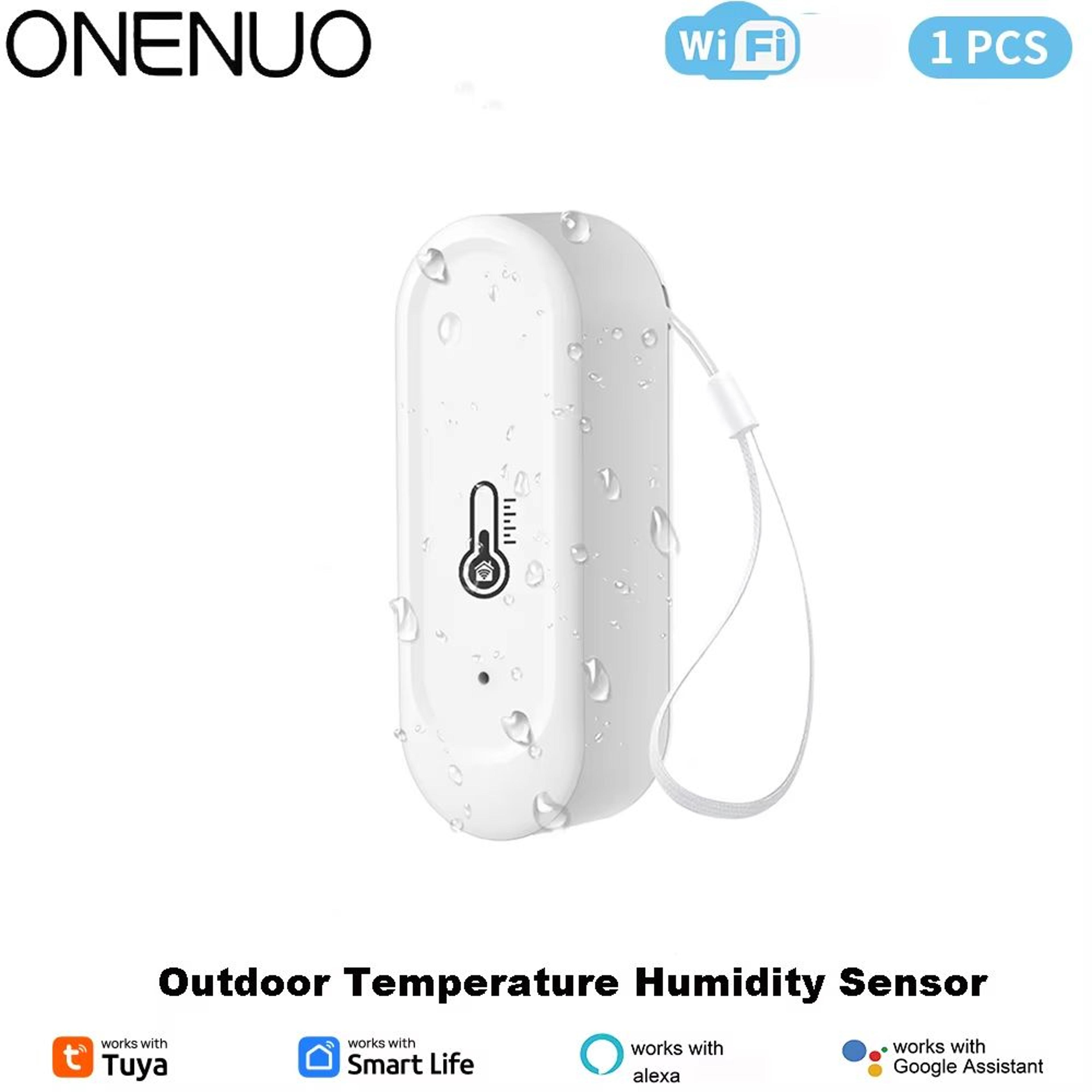 Smart Outdoor Temperature And Humidity Sensor With WiFi Zigbee And App Control 6