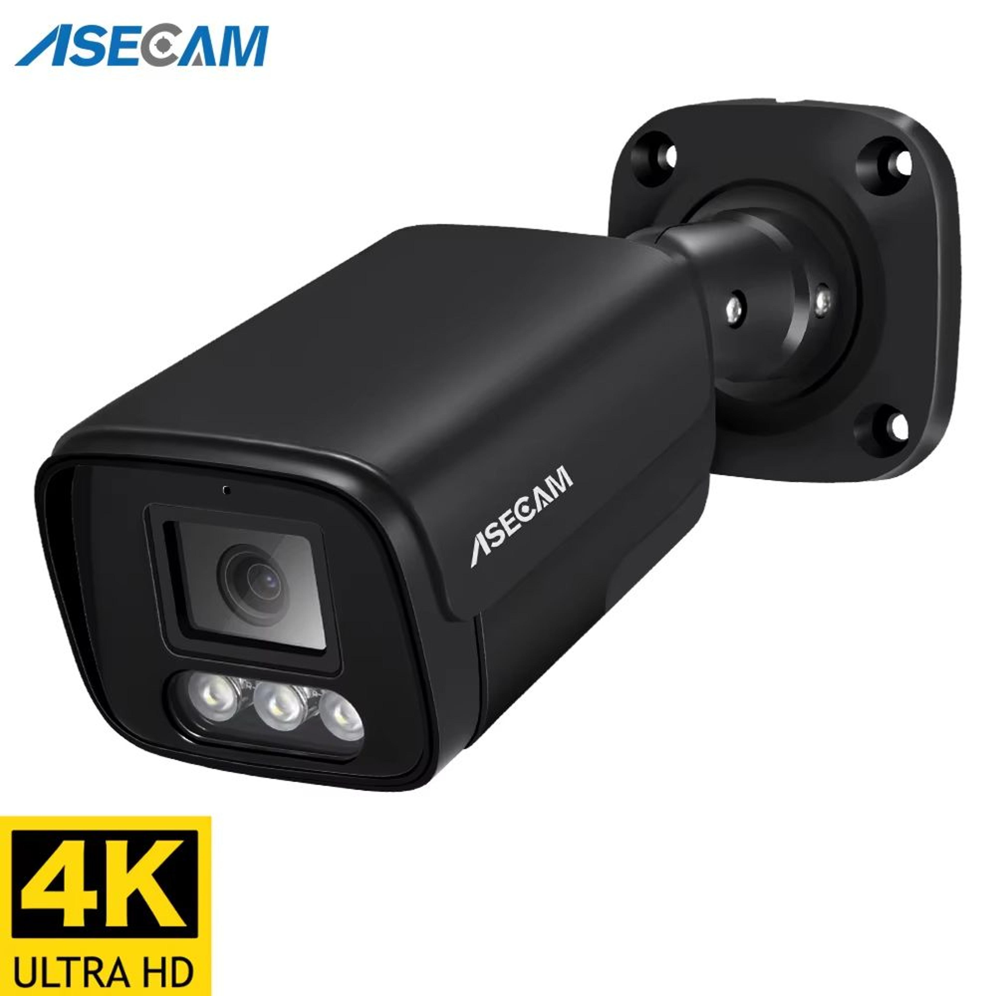 ASECAM 4K 8MP Outdoor PoE IP Security Camera With Human Detection And H265 Compression 0