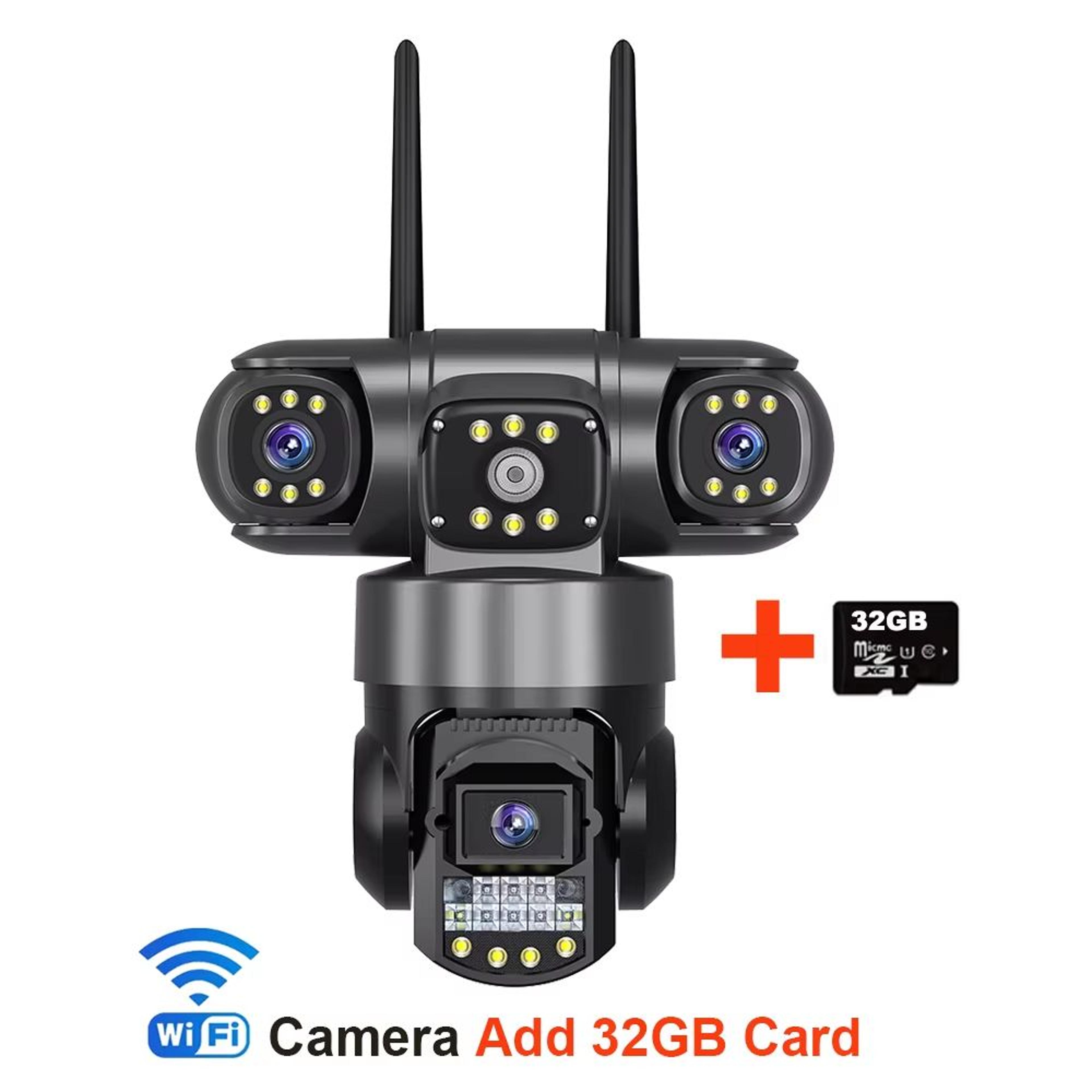 V380 Pro 12MP Outdoor WiFi IP Security Camera With Triple Lenses And Night Vision 7