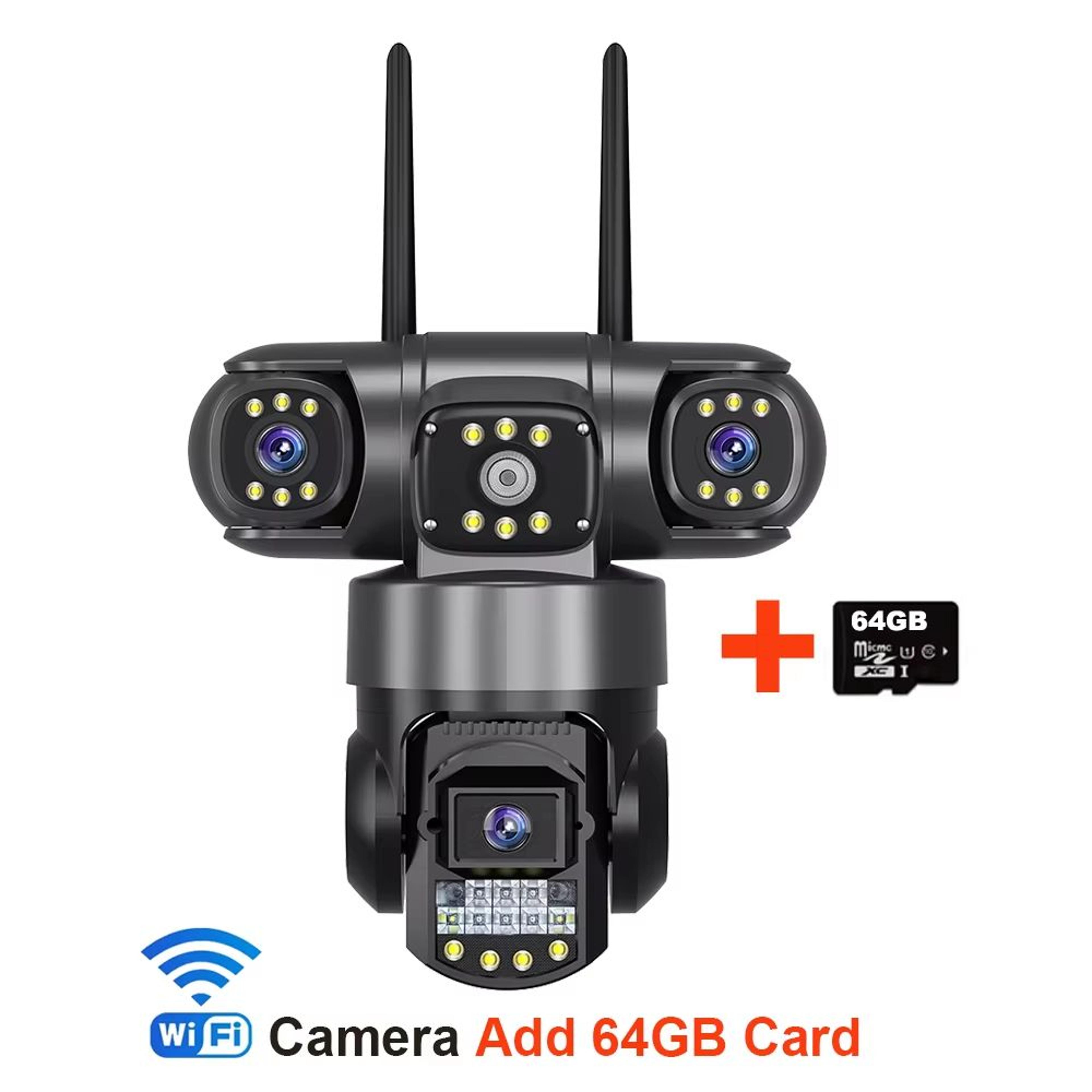 V380 Pro 12MP Outdoor WiFi IP Security Camera With Triple Lenses And Night Vision 8