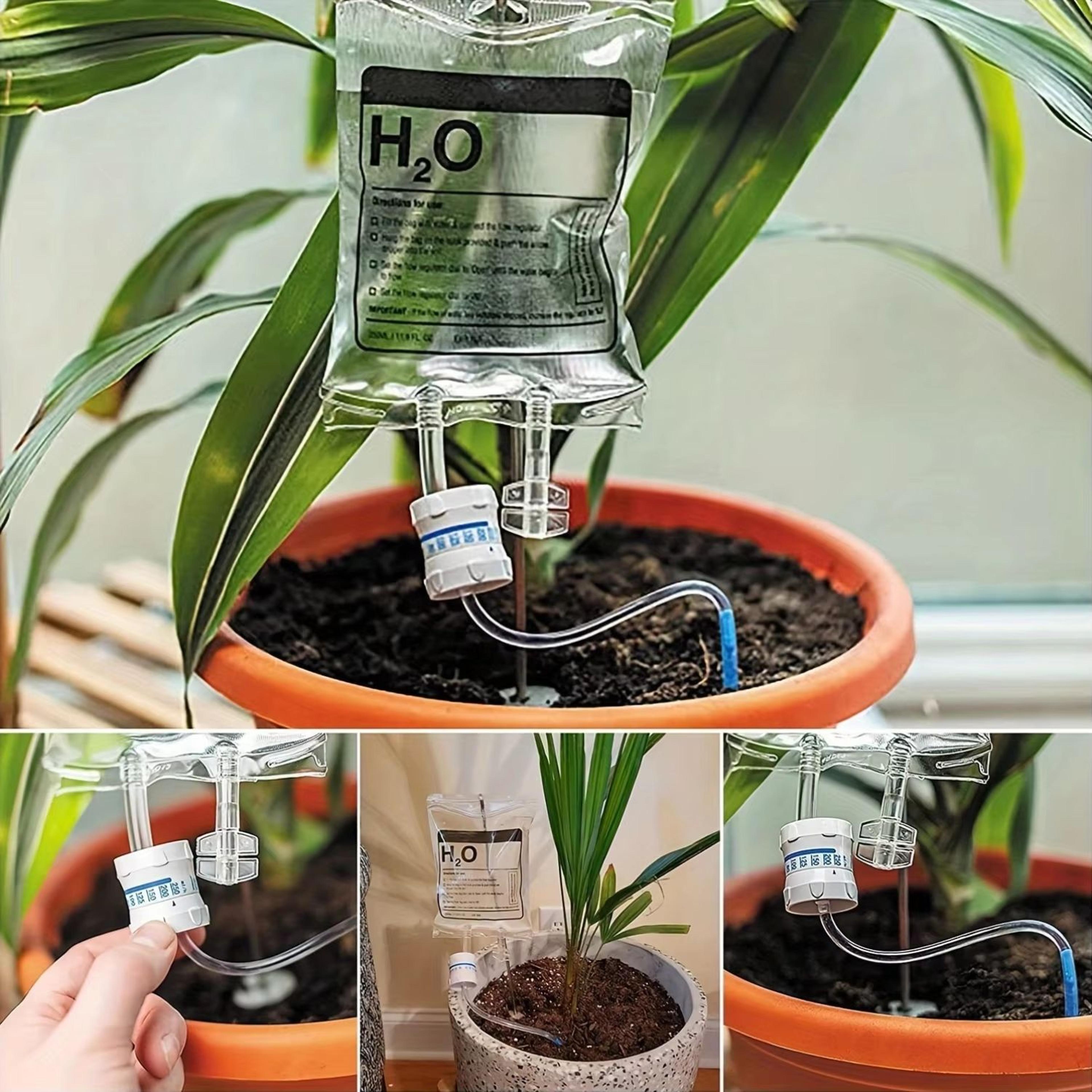 adjustable self watering system plant watering bag 11.83 fl oz automatic drip irrigation for potted plants