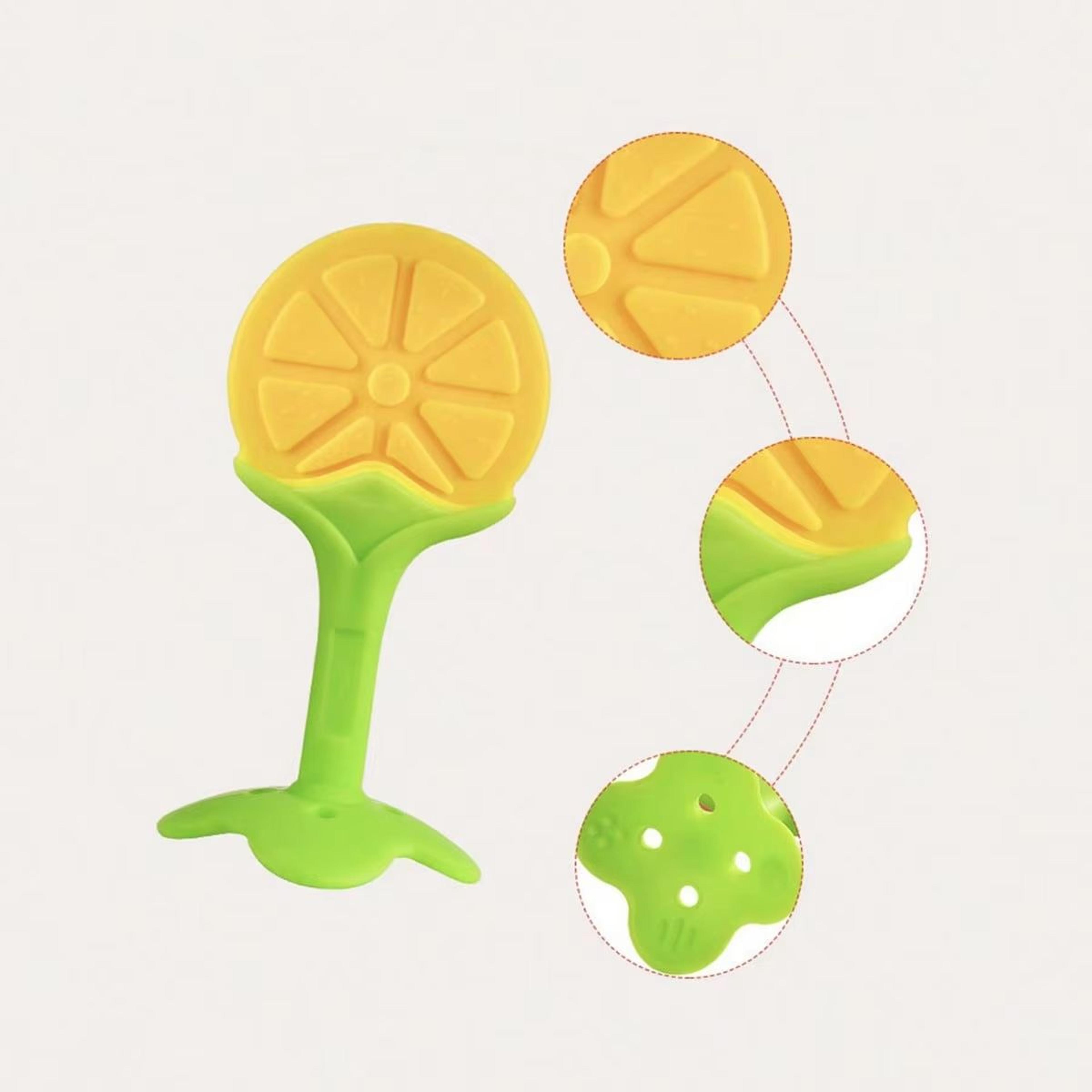 Soft Silicone Strawberry  GrapeShape Baby Teether Ring 2