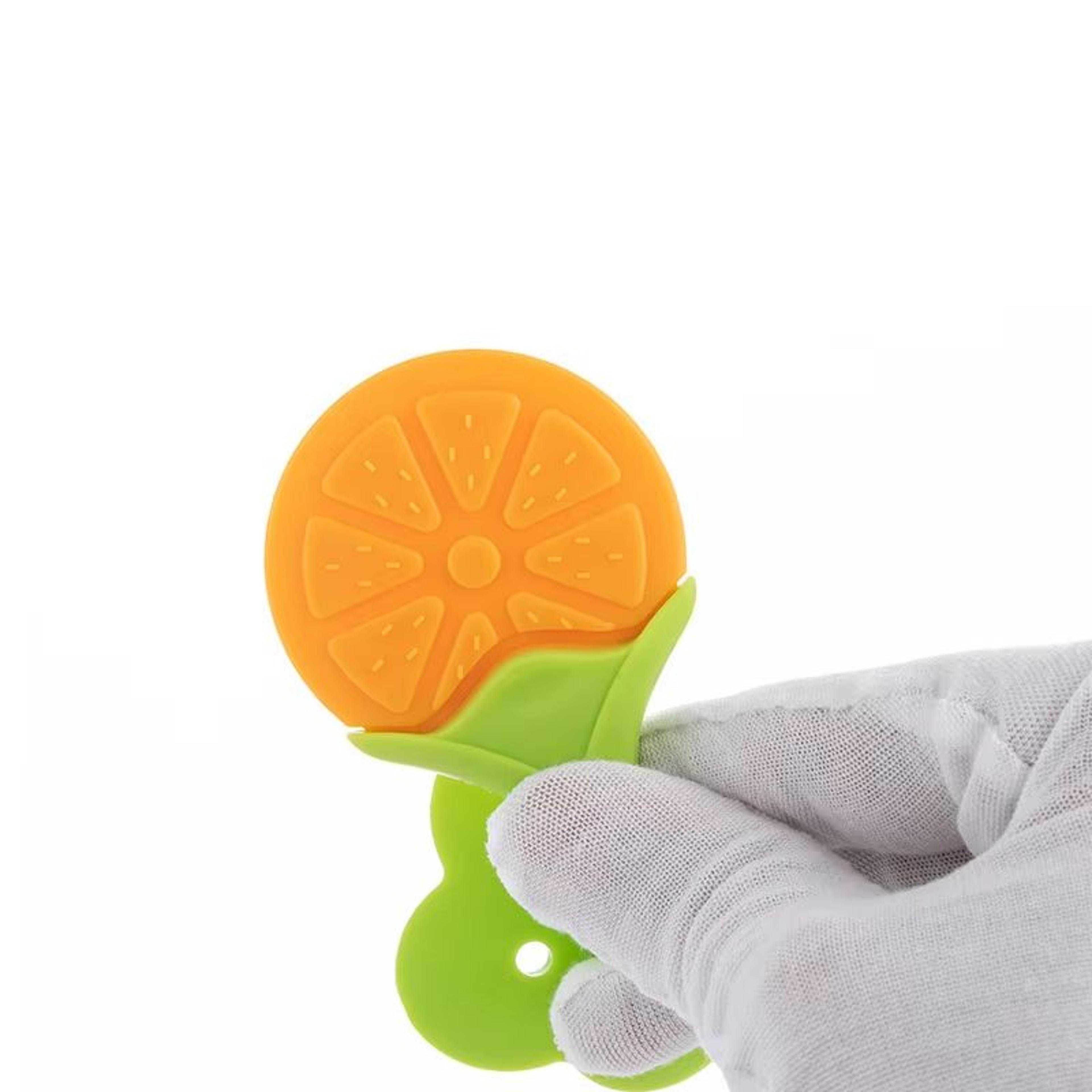 Soft Silicone Strawberry  GrapeShape Baby Teether Ring 5