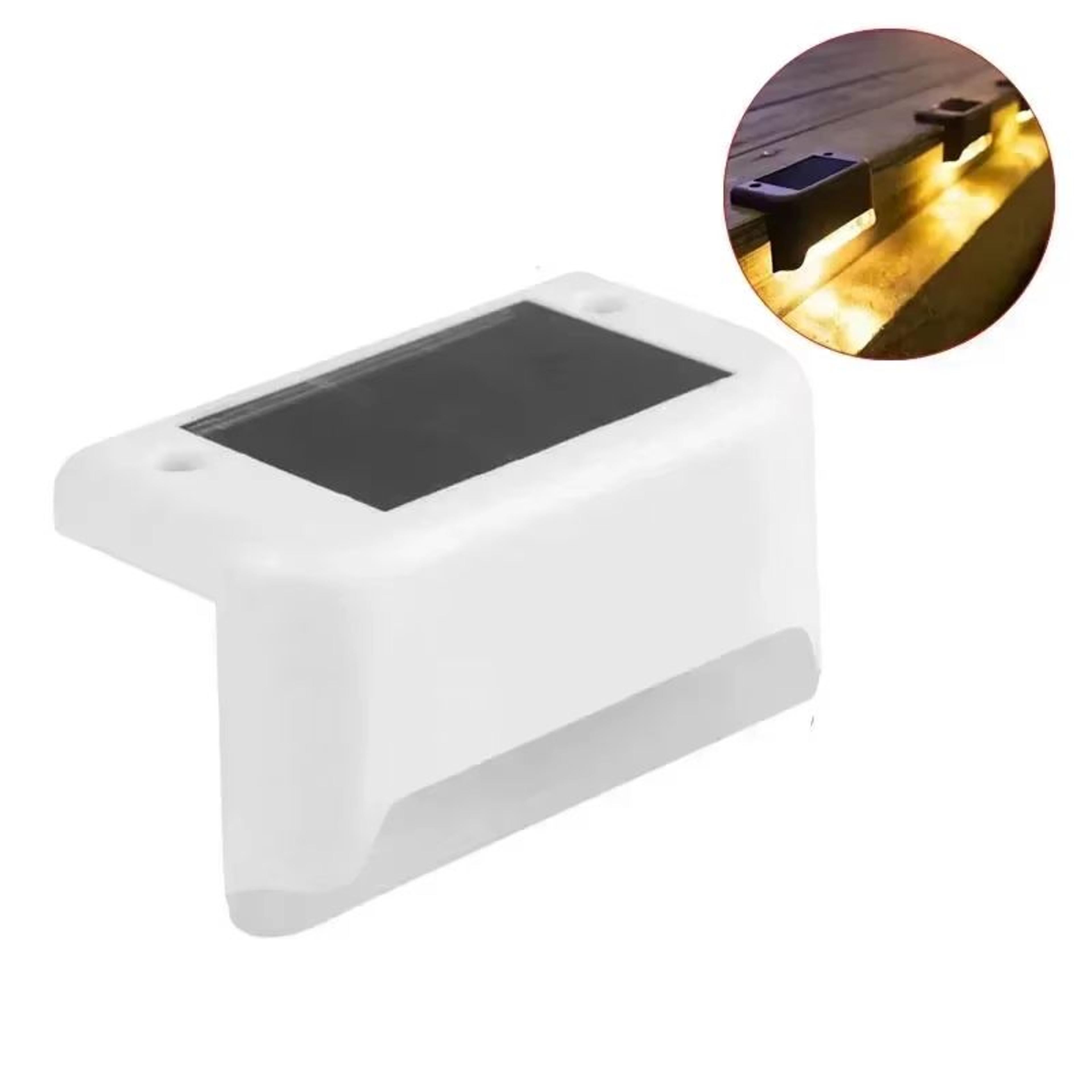 Waterproof Outdoor Solar Deck  Step Lights LED Set For Yard Patio Fence Railing Walkway 110 PCS 6
