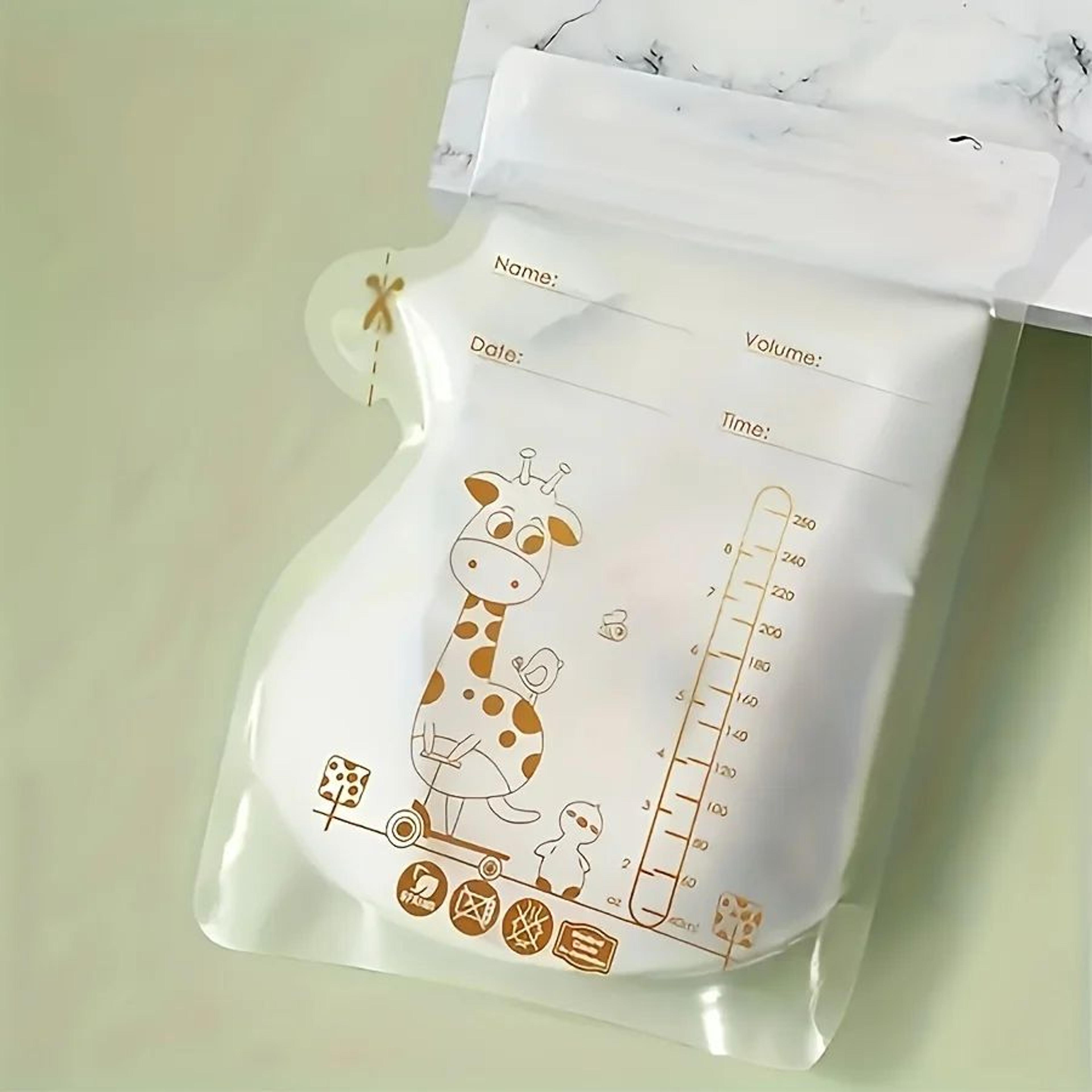 Breast Milk Storage Bags With DoubleSeal  Easy Pour Spout  3060100 Pack 8 Oz250 Ml 5