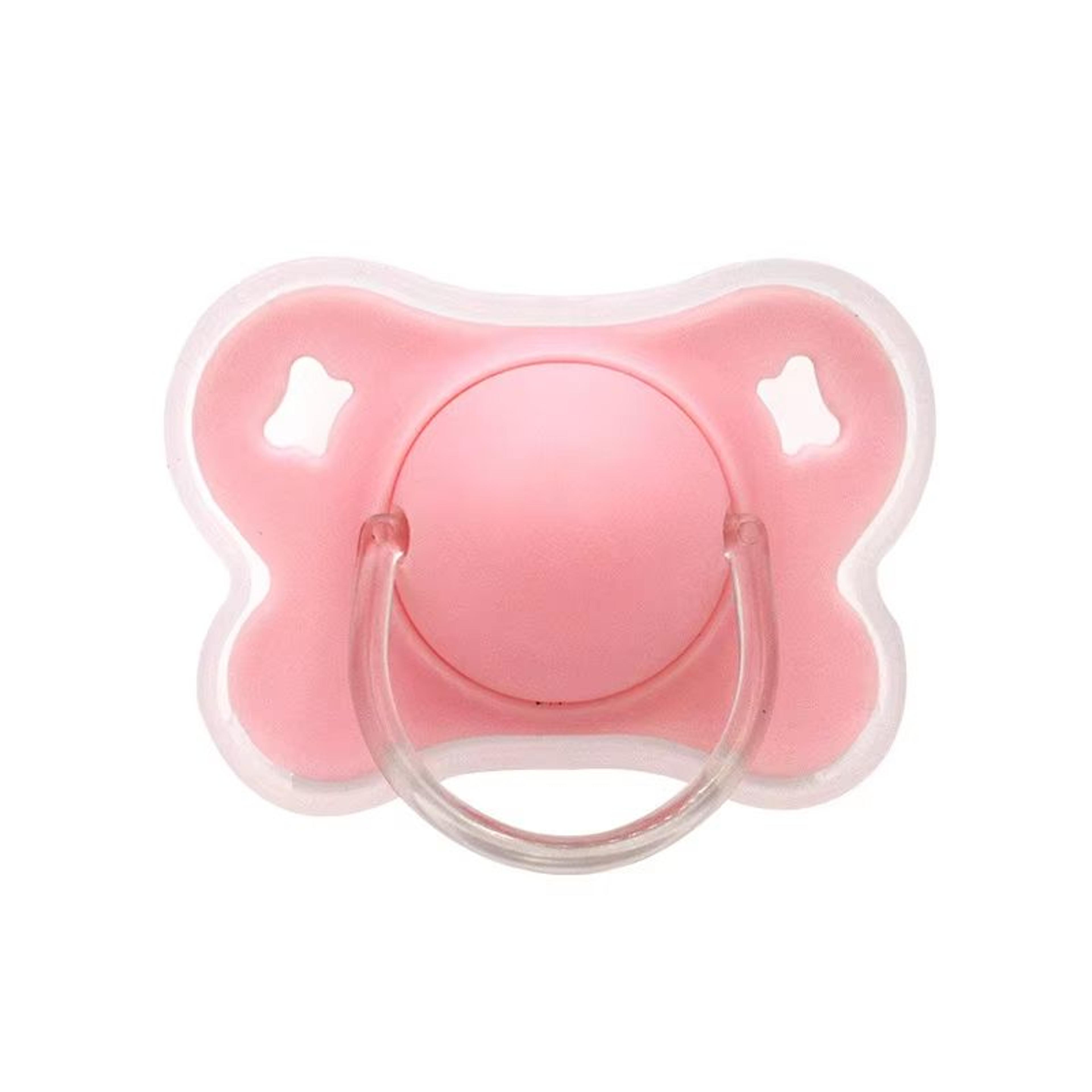 4Color Silicone Baby Pacifier With Thumb  Round Nipple And Protective Cover 7