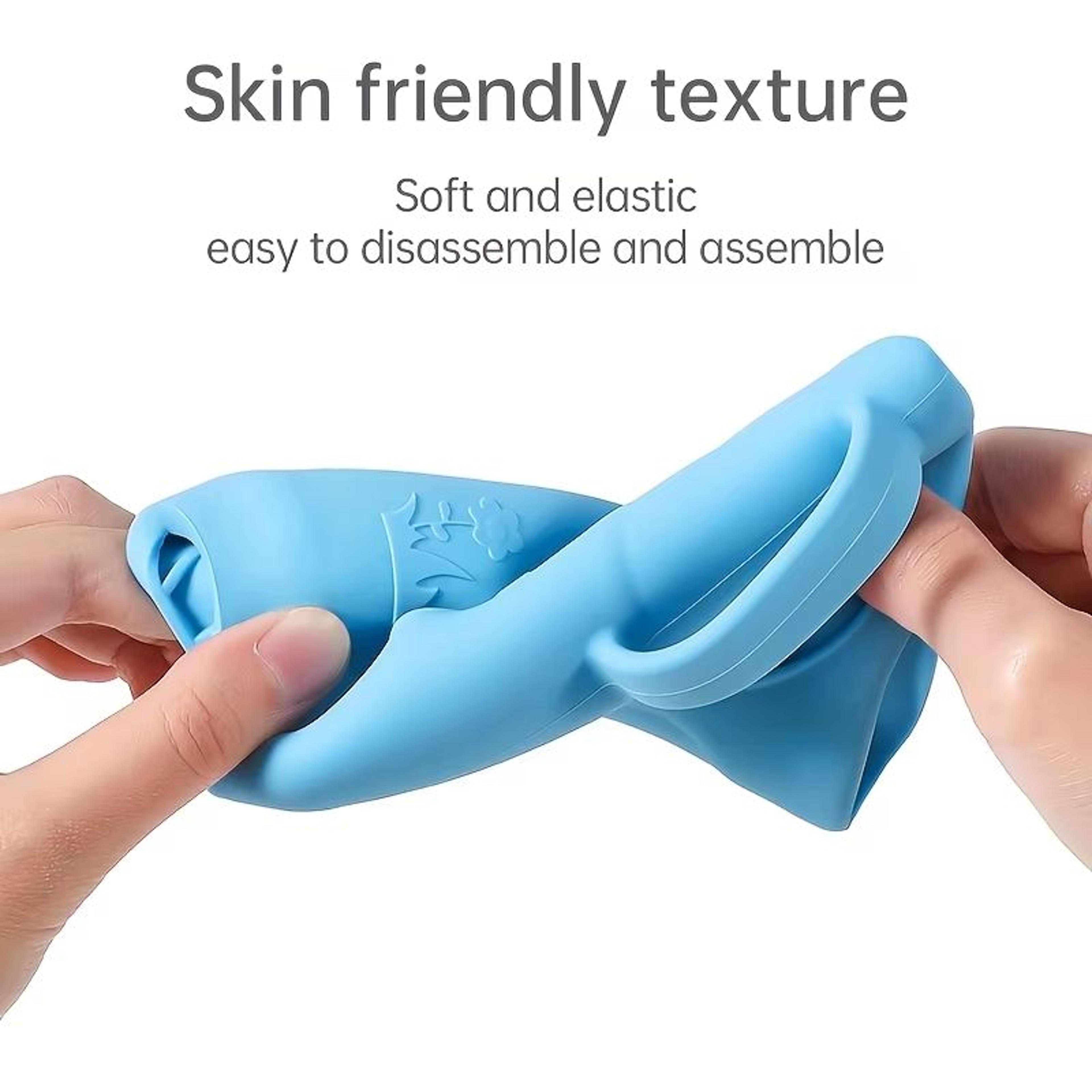 WideNeck Silicone Baby Bottle Sleeve With Handle  4oz120ml Feeding Bottle Protector 5