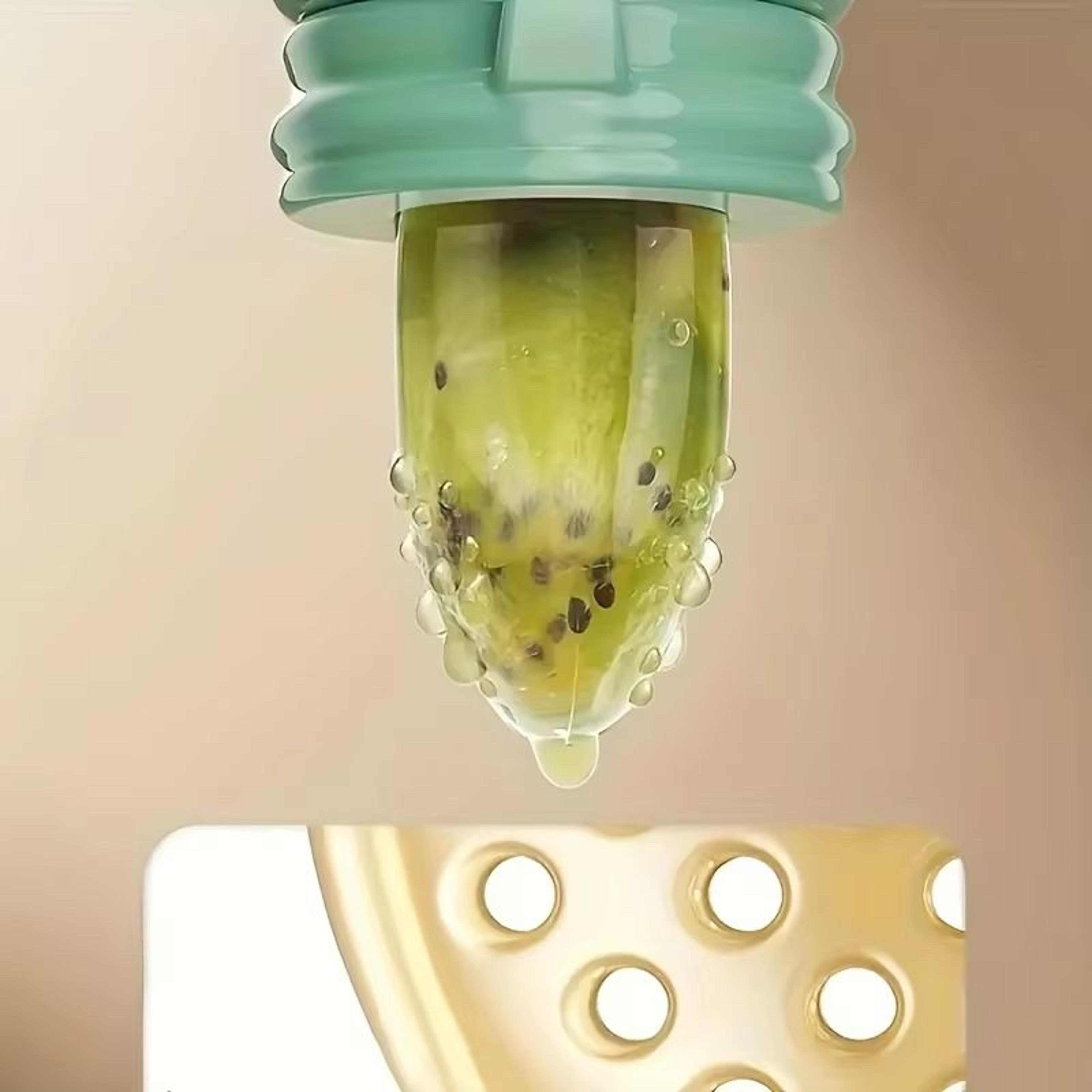 Silicone Baby Fruit  Vegetable Feeder With Mesh Cartoon Lion Design  Safe SelfFeeding  Teething Aid 4