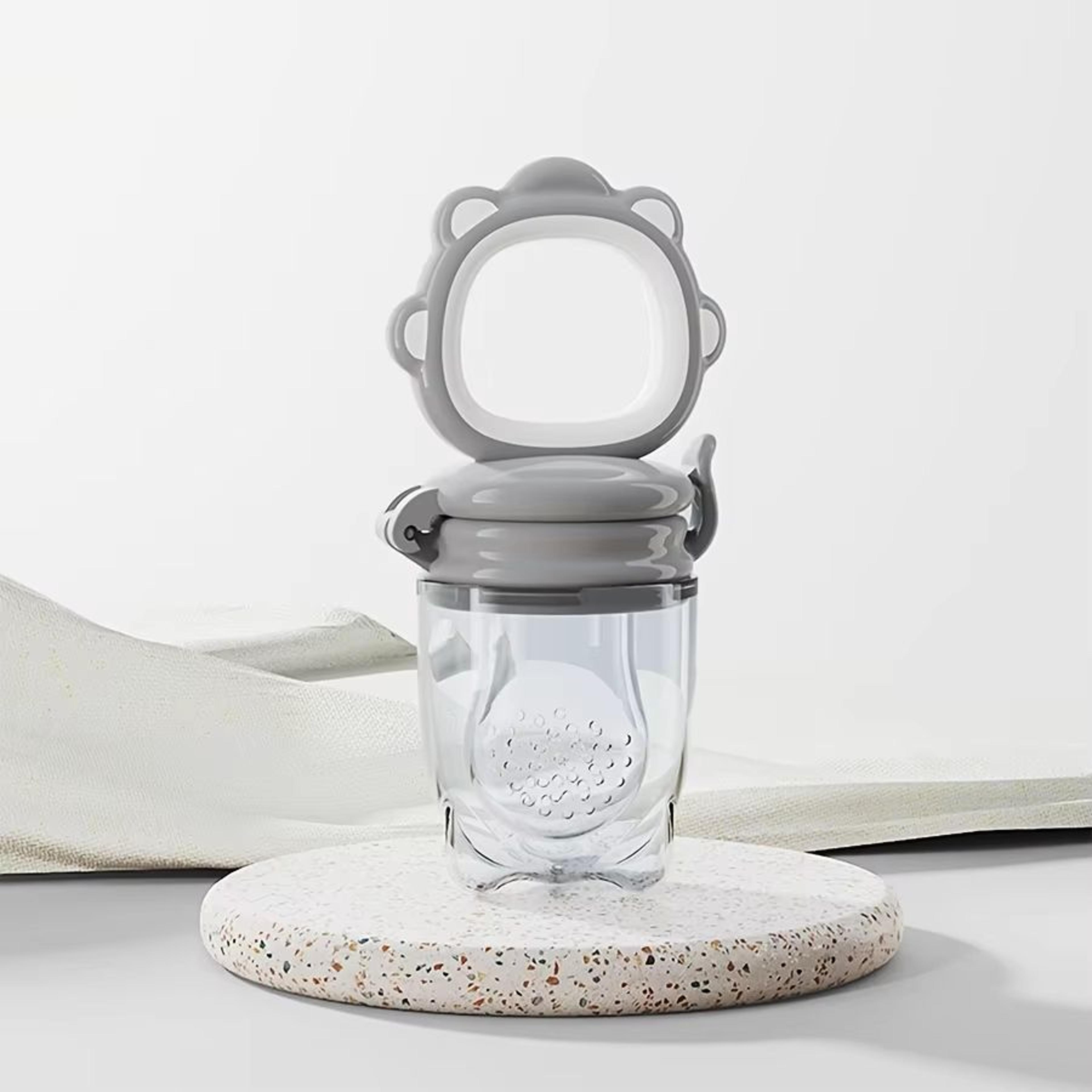 Silicone Baby Fruit  Vegetable Feeder With Mesh Cartoon Lion Design  Safe SelfFeeding  Teething Aid 6