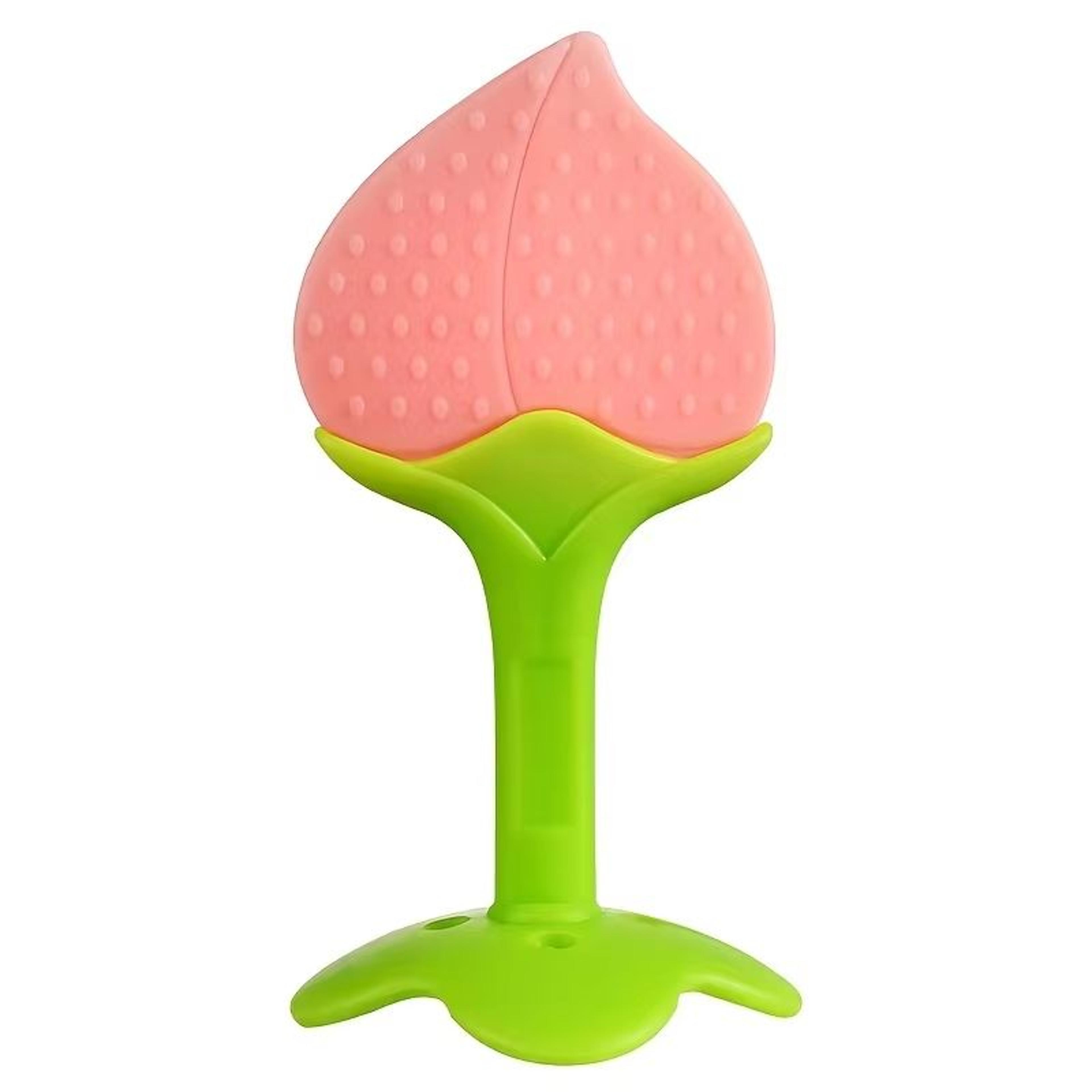 Silicone Baby Fruit Teether 5Pack StrawberryStyle Soothing Teething Toy Set 6