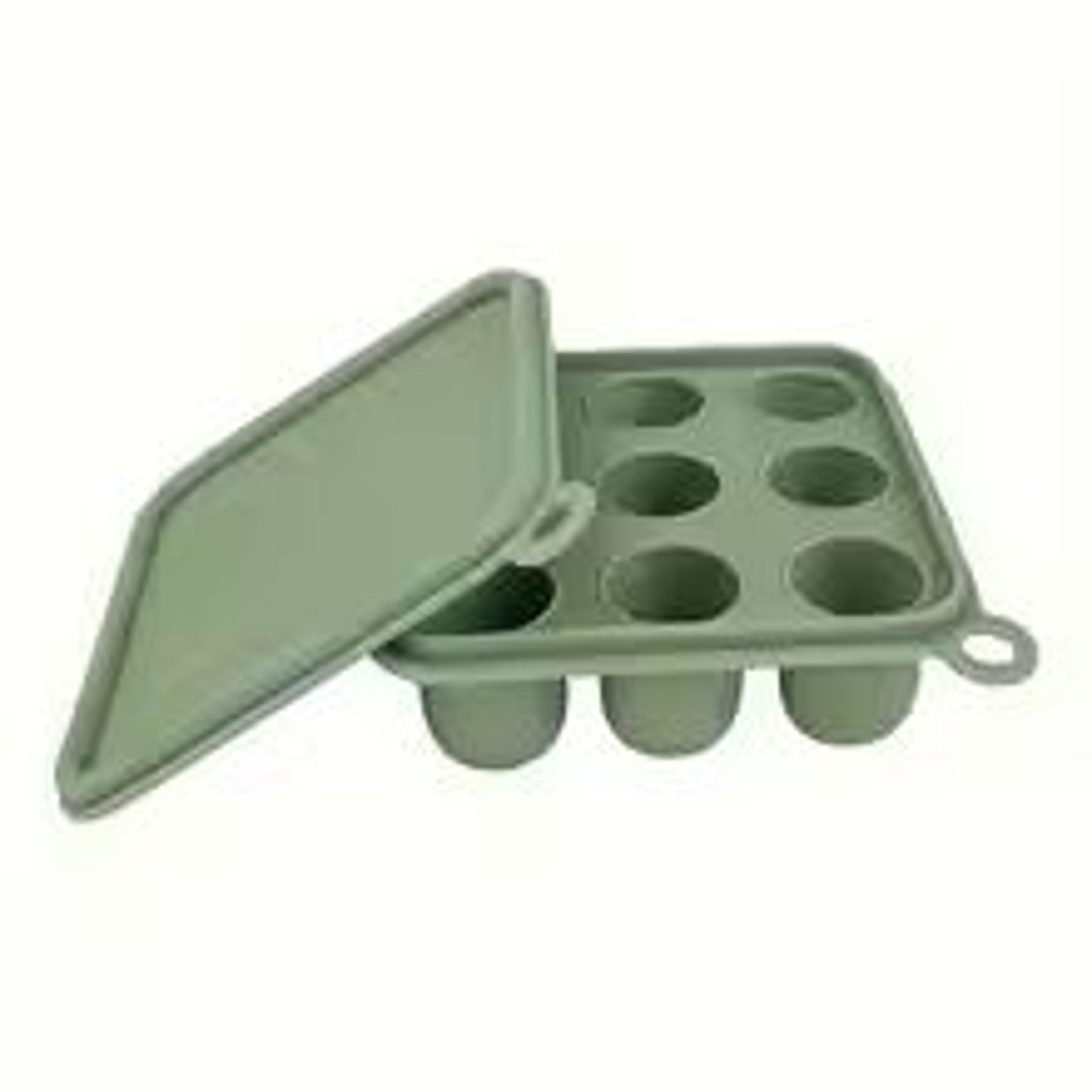 Silicone Baby Food  Teething Tray With Freezer Mold 7