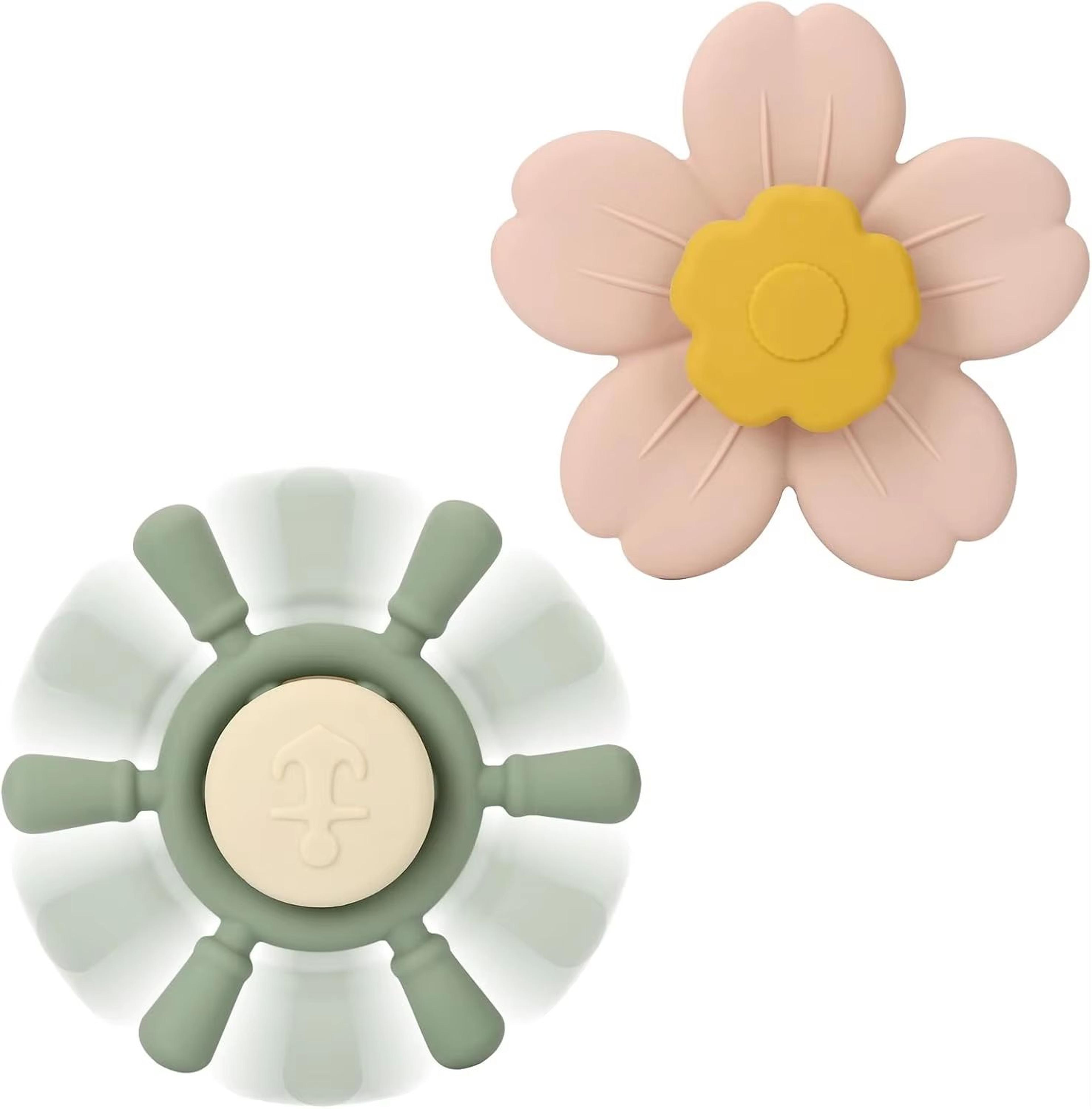 Silicone Suction Cup Spinner Toy For Windows Tables And Highchairs 0