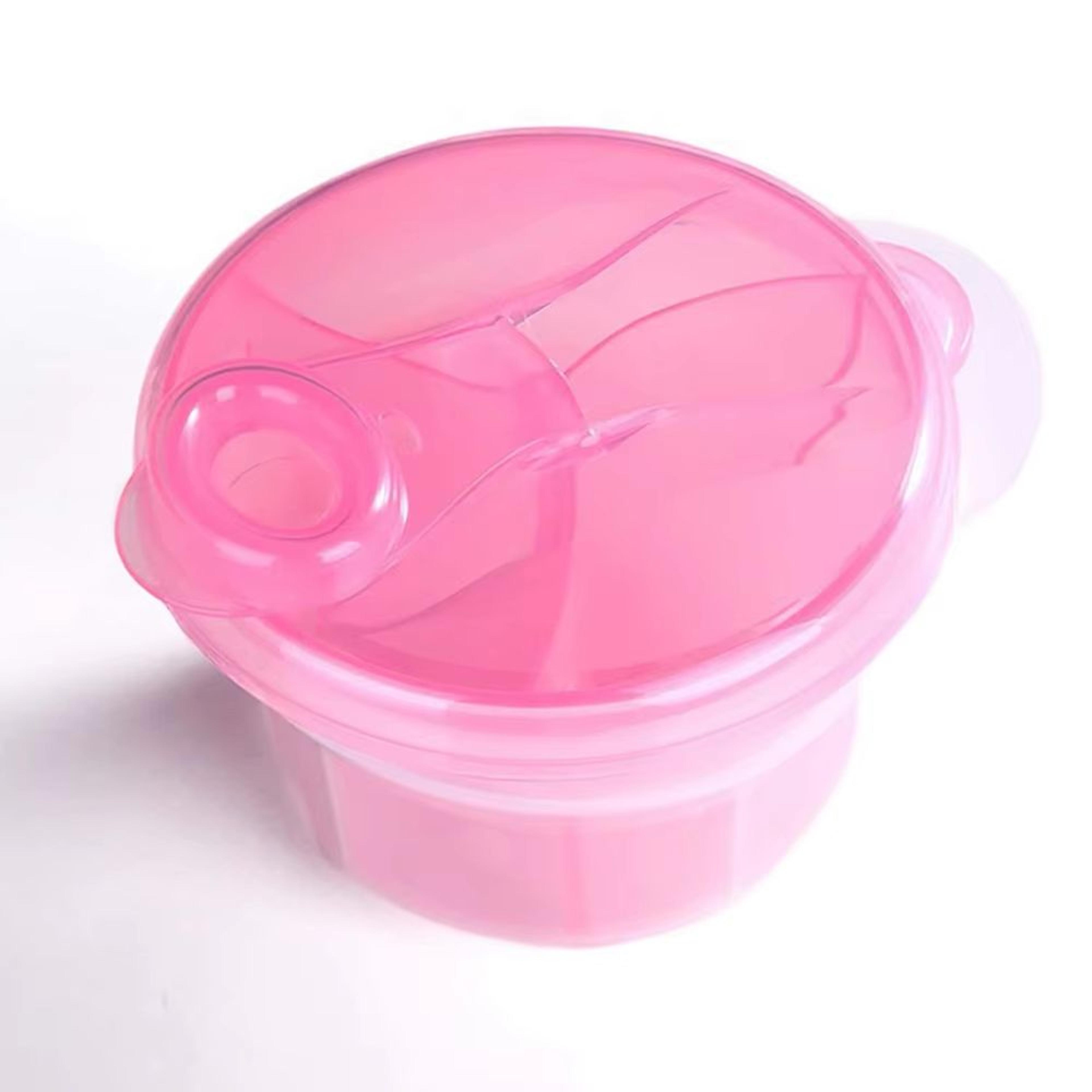 Rotating DoubleLayer 3Grid Baby Milk Powder Container And Travel Snack Box 5