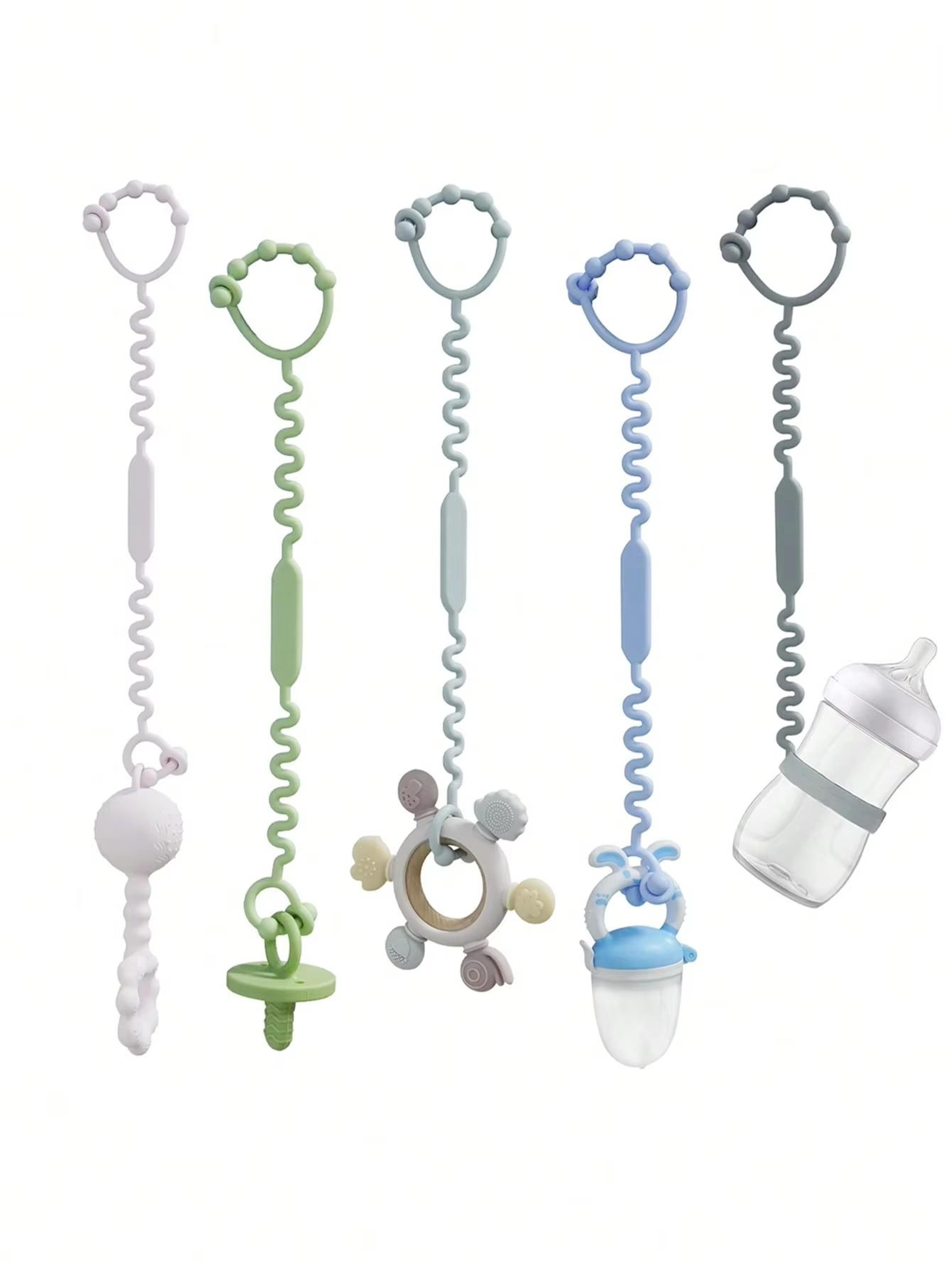 Baby Adjustable Silicone Pacifier And Bottle Chain Holder 1pc4pcs Set 5