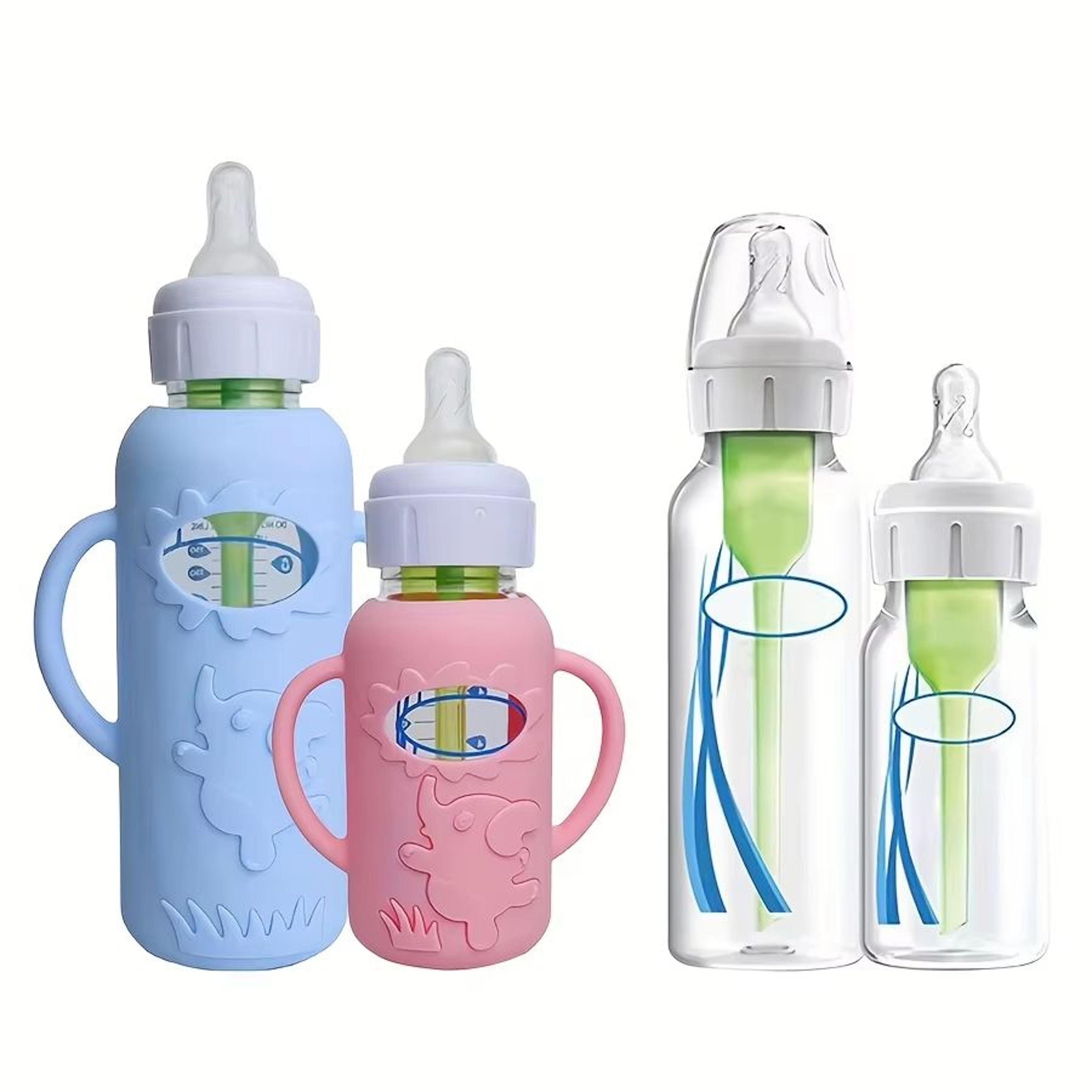 Elephant Silicone Bottle Handle Sleeve For Narrow Neck Baby Bottles Soft Grip Protector 0