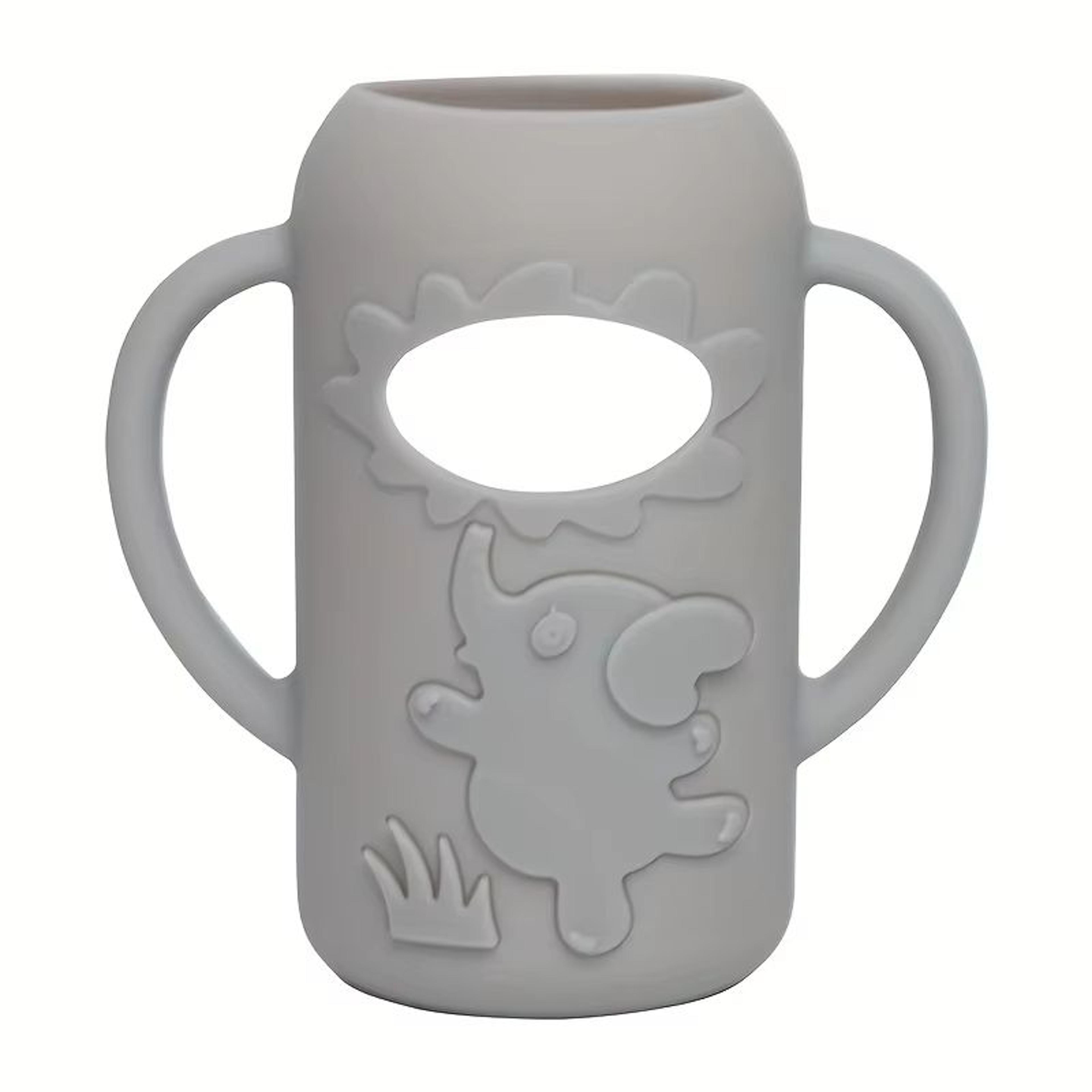 Elephant Silicone Bottle Handle Sleeve For Narrow Neck Baby Bottles Soft Grip Protector 9