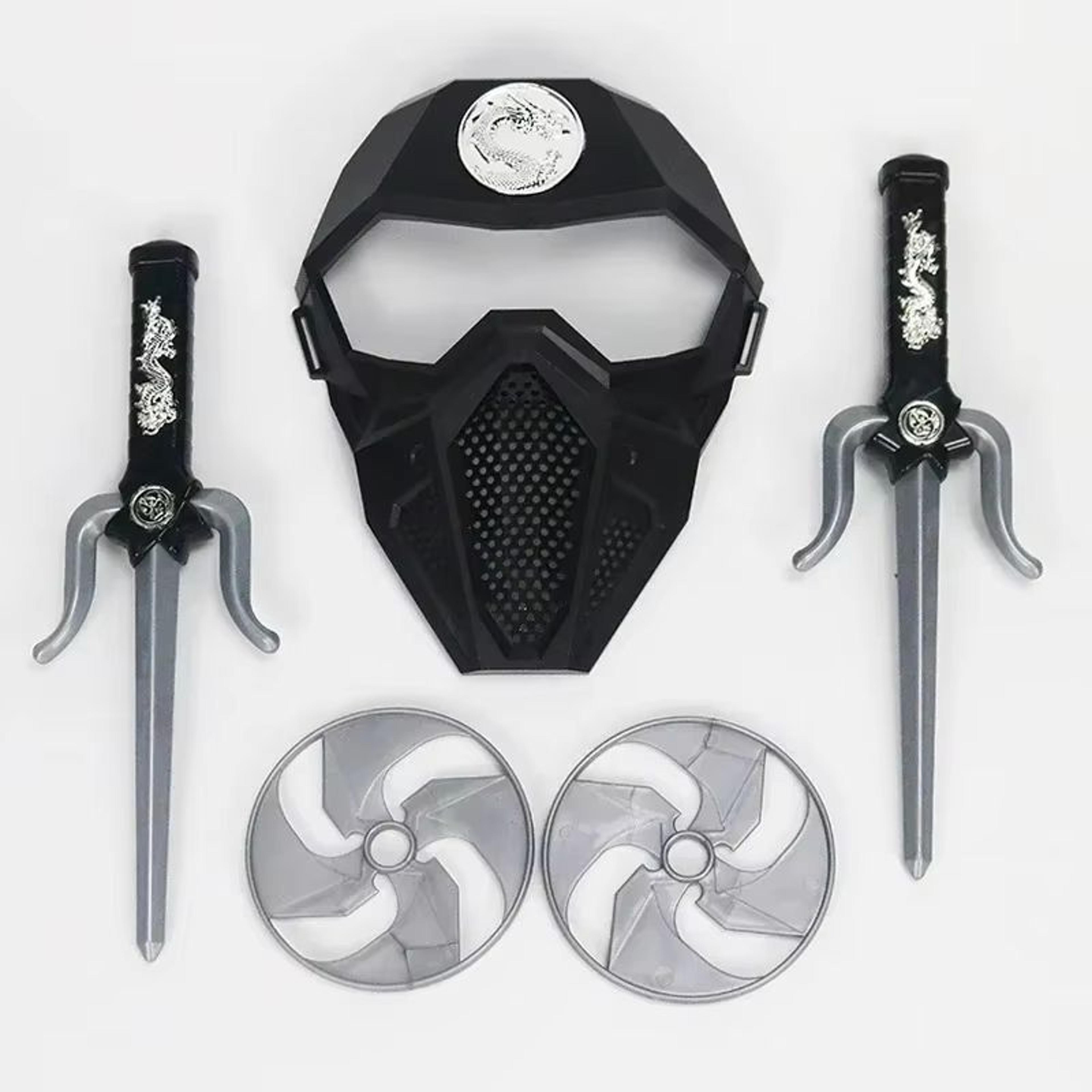 NinjaStrike Kids Ninja Costume Toy Set With Daggers And Darts 1