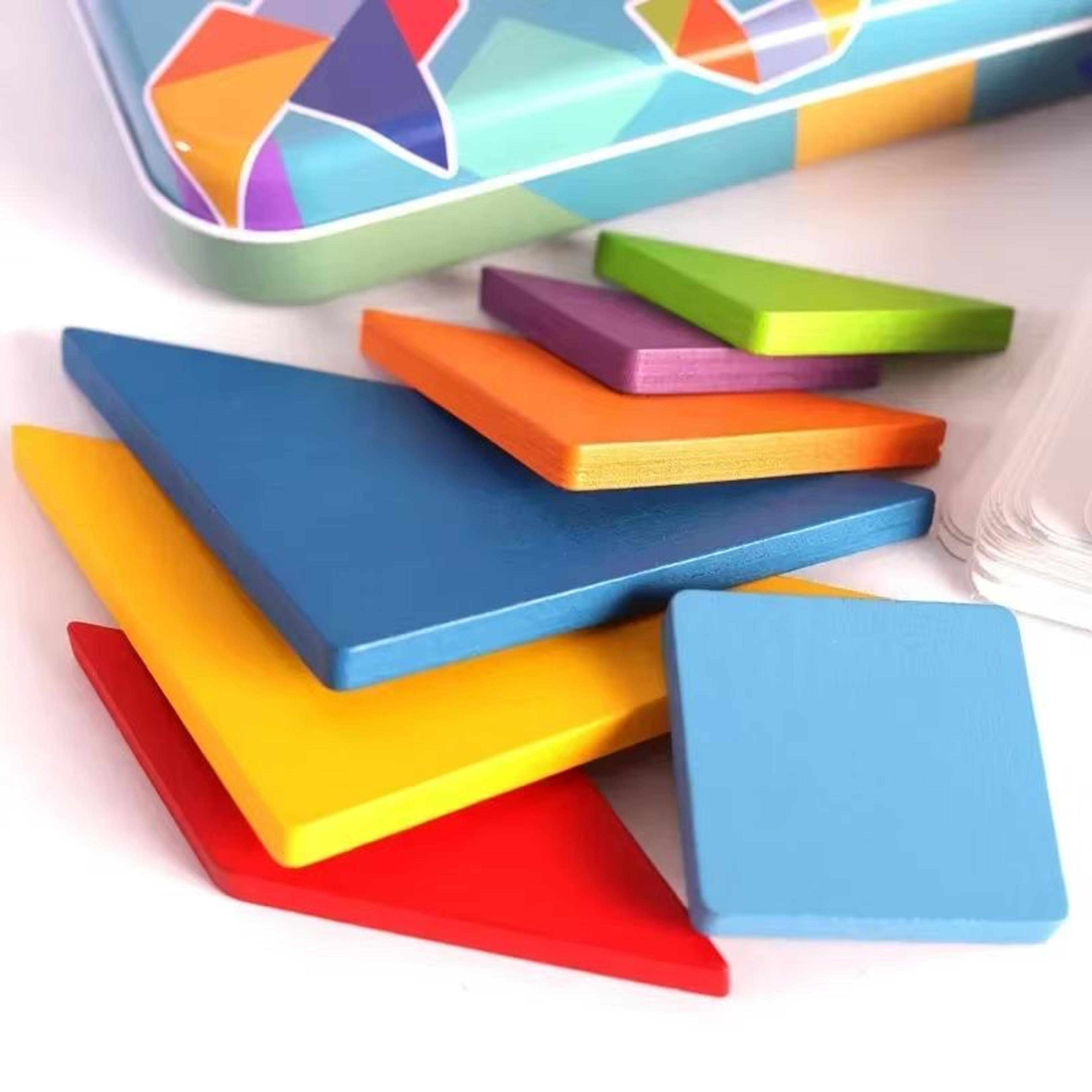 WoodlandShapes 3D Wooden Animal Jigsaw Puzzle  Montessori Early Learning Toy 3