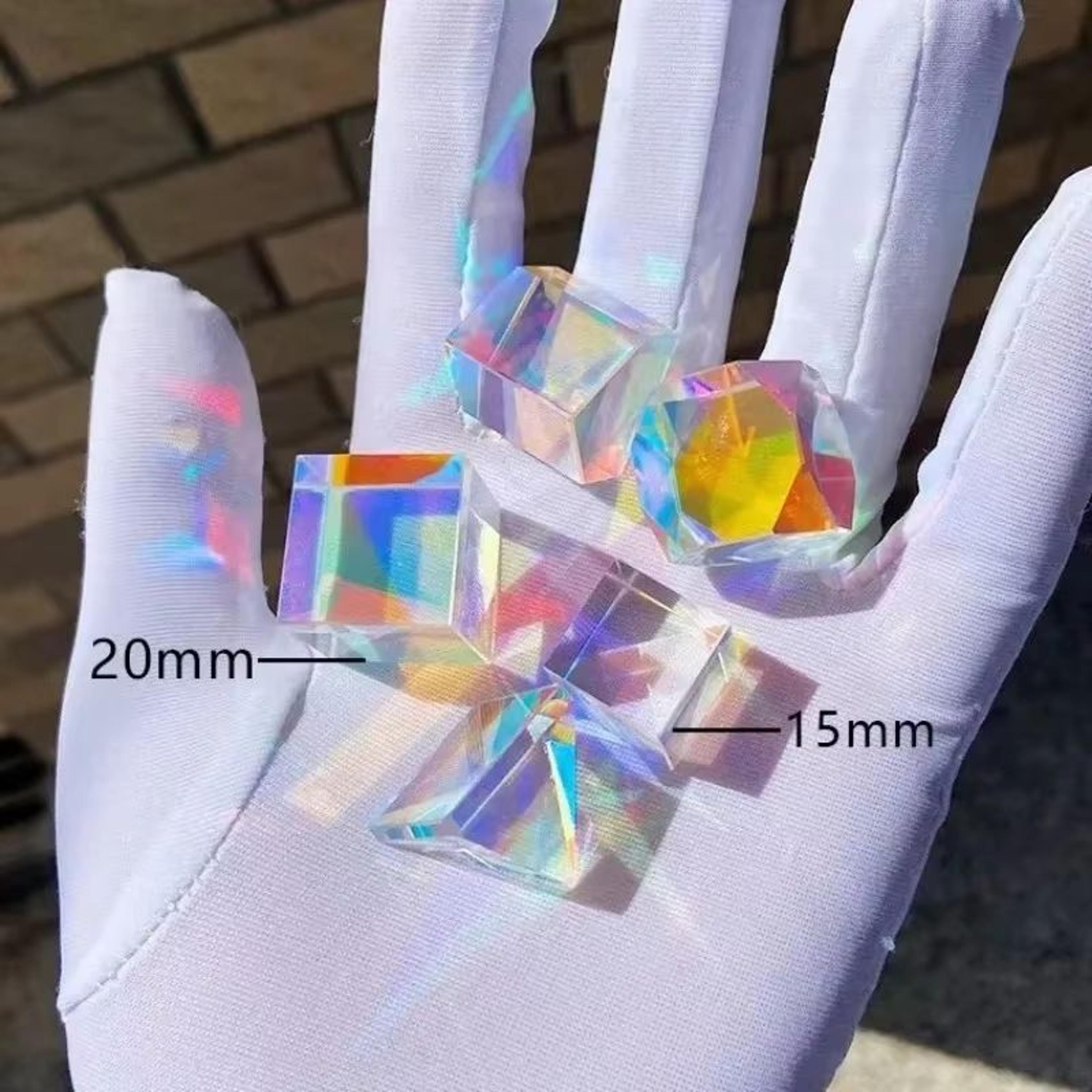 OptiMagic Dichroic XCube Prism  Educational Optical Glass Toy 3