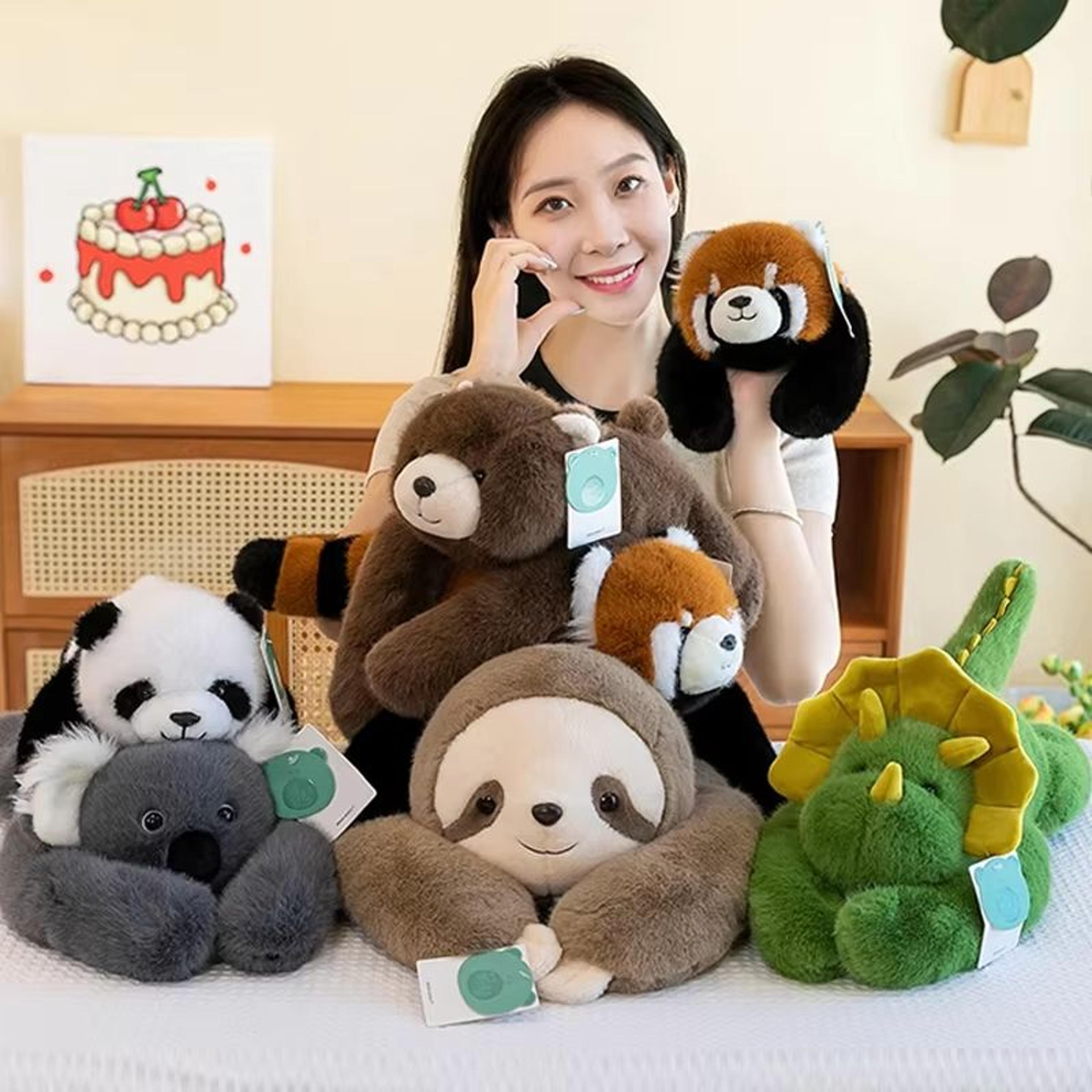 CozyHug Long Arm Weighted Plush Animal Pillow 0