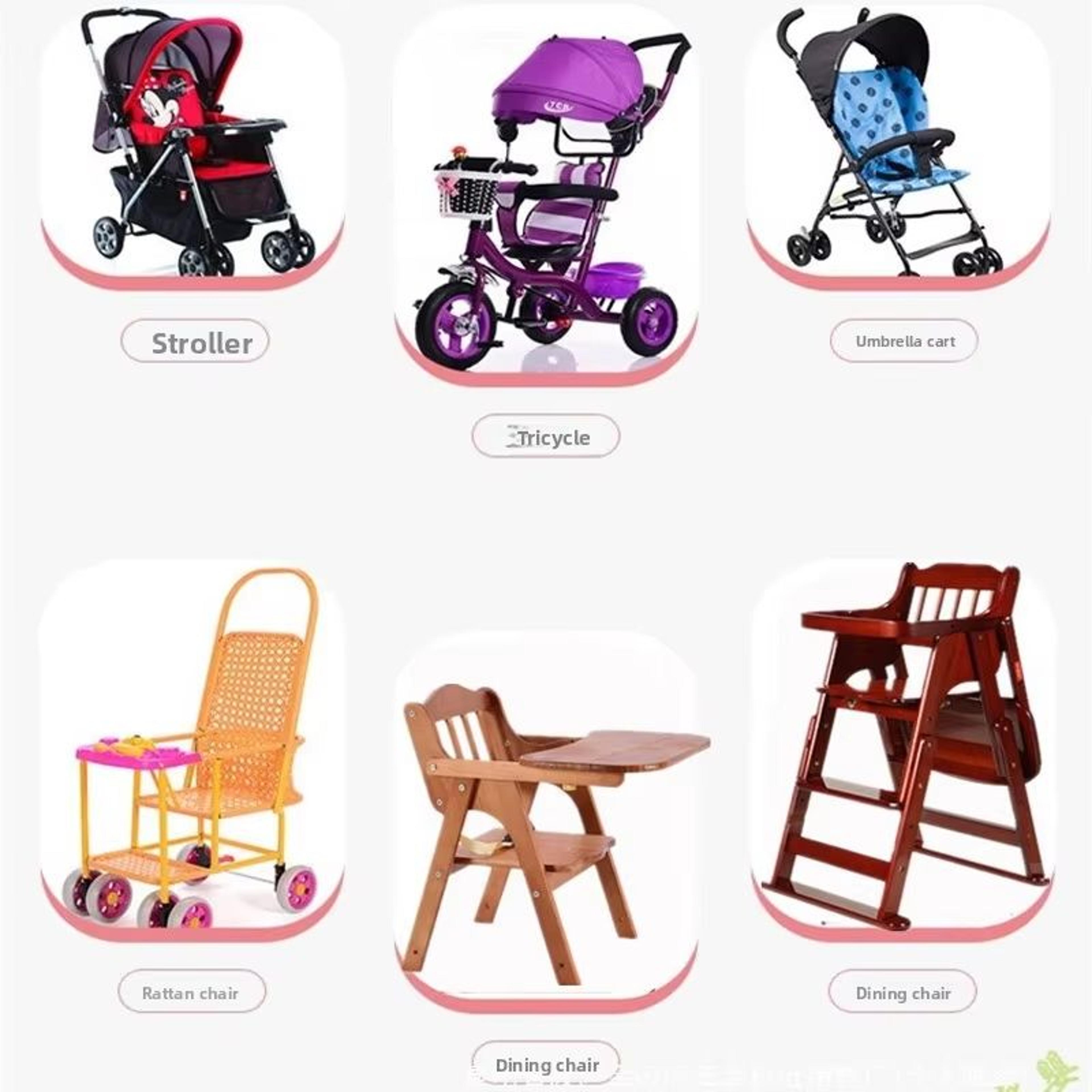 SafeRide 5Point Baby Harness For Strollers And Highchairs 5