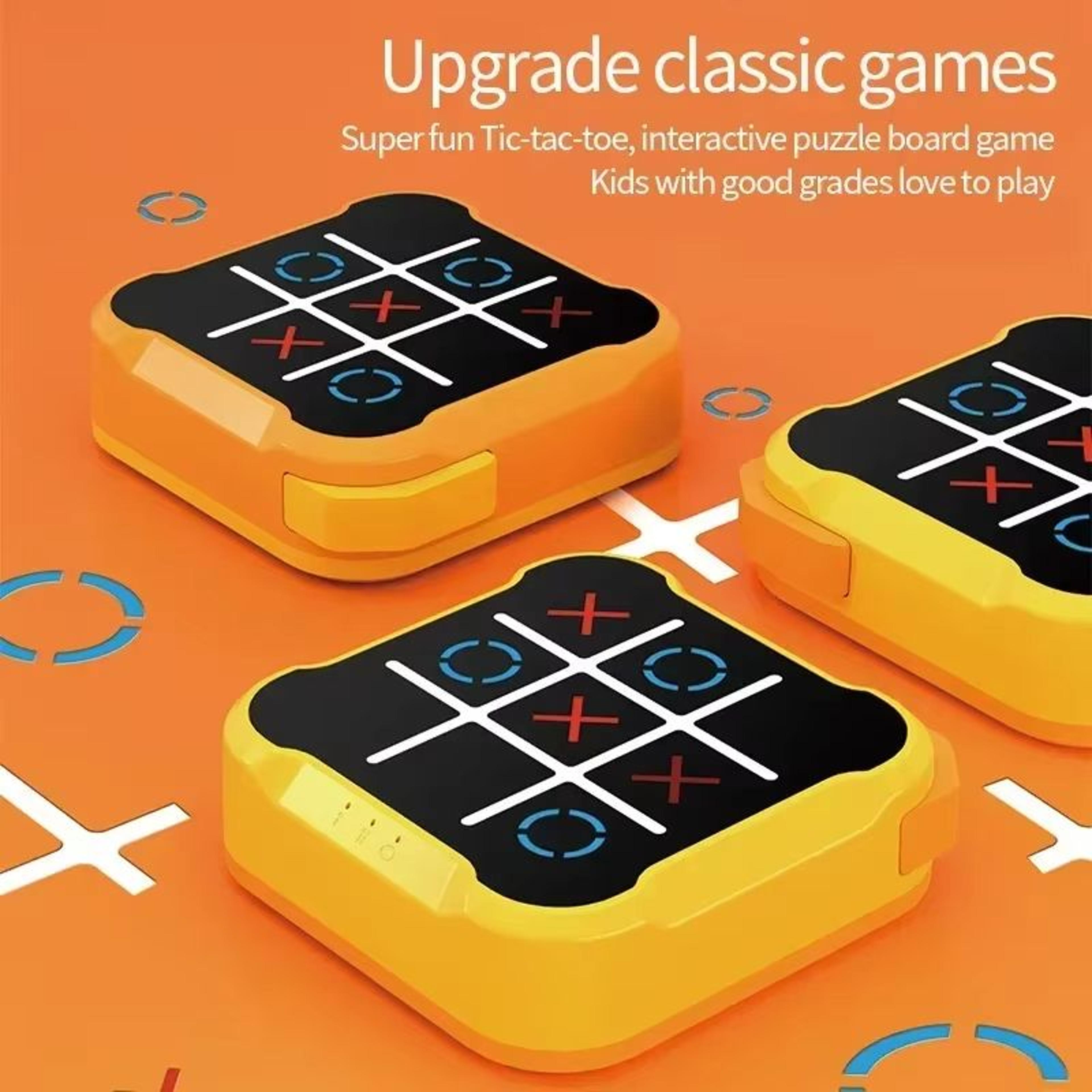SmartMatch Electronic Tic Tac Toe Montessori Puzzle Board Game Portable 1