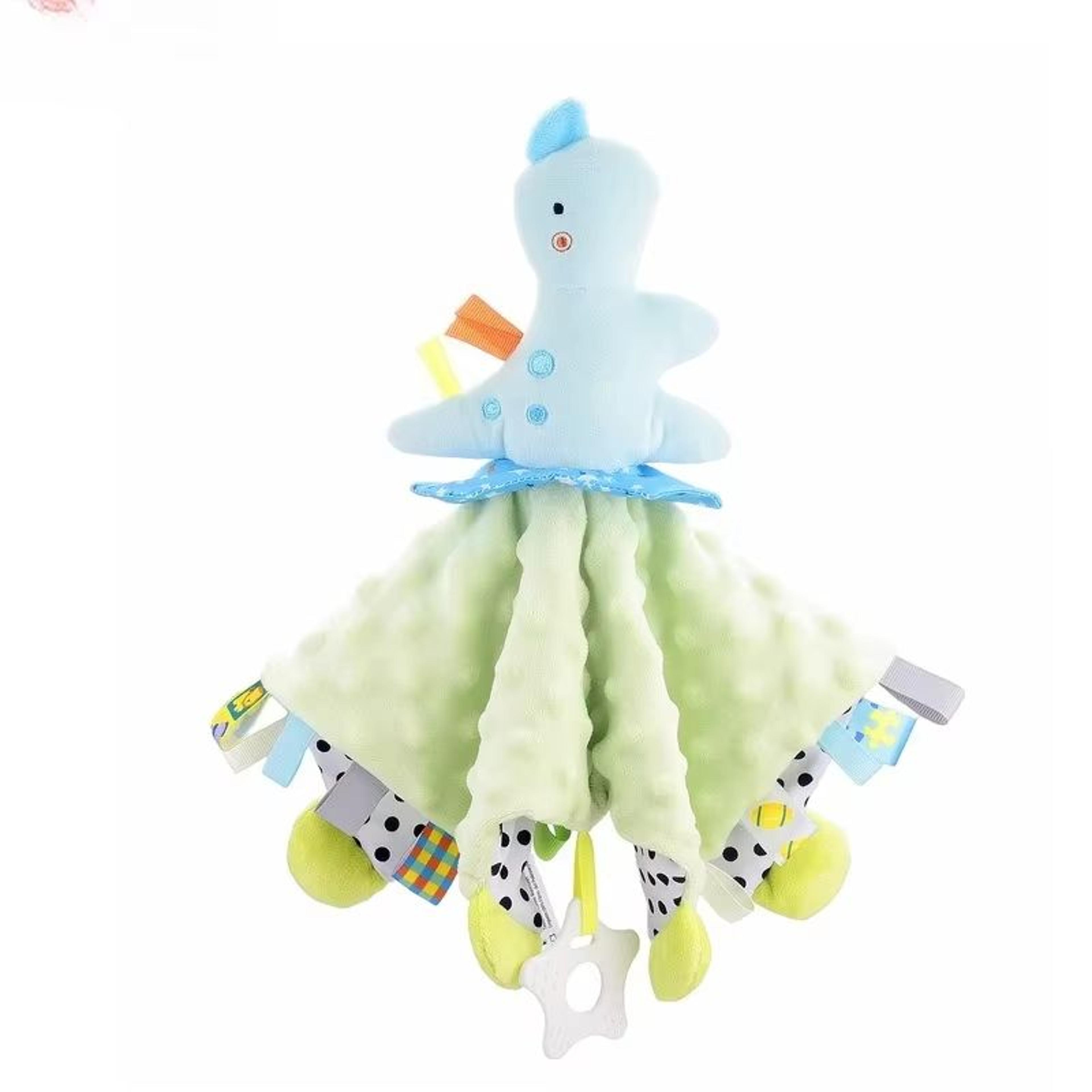 CuddleComfort Baby Soothing Doll Towel With Teether And Rattles 8