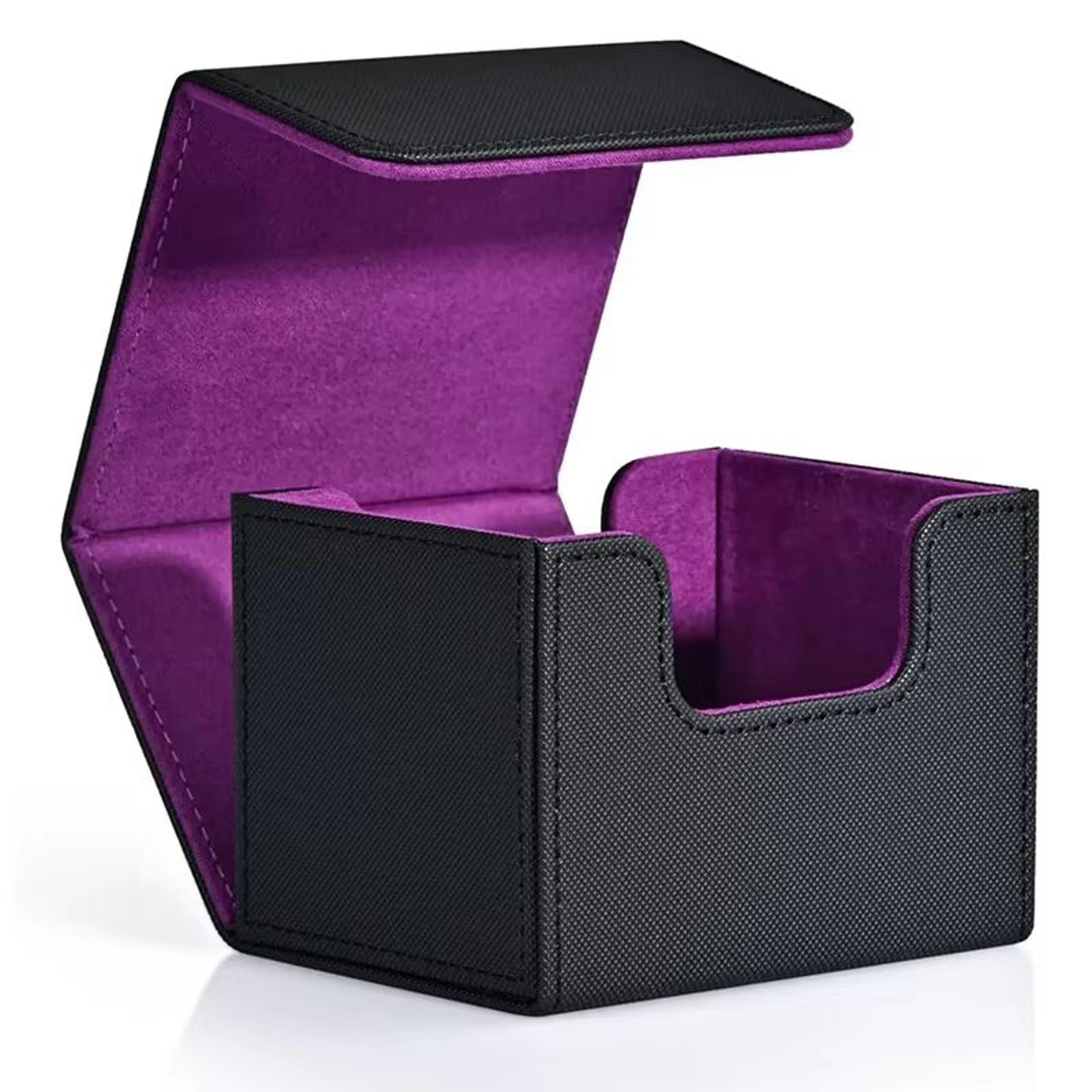 MagnaGuard PU Leather Trading Card Deck Box  Fits 100 Sleeved Cards 6
