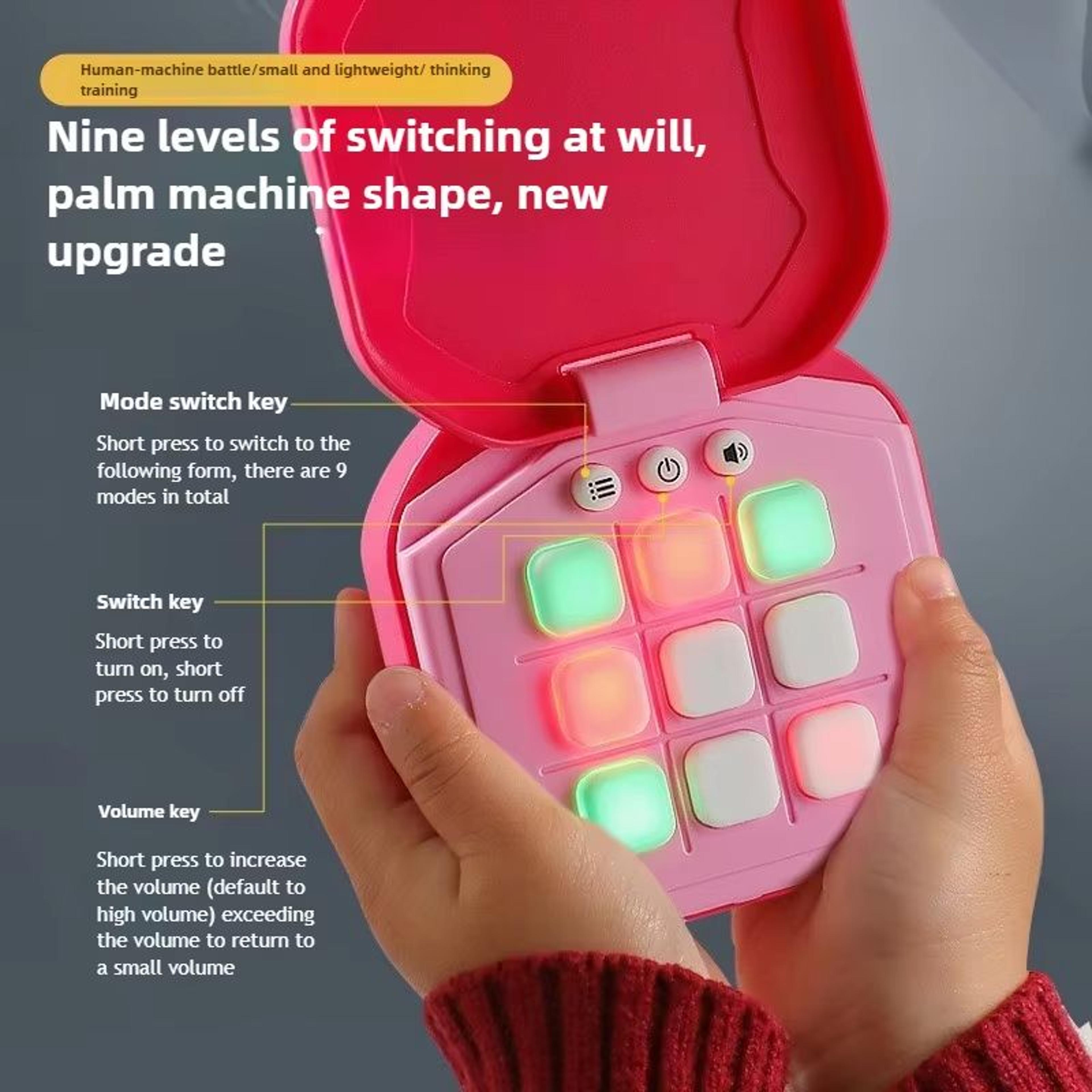 FlexiPlay Electronic TicTacToe Board Game  Portable Montessori Puzzle Set 1
