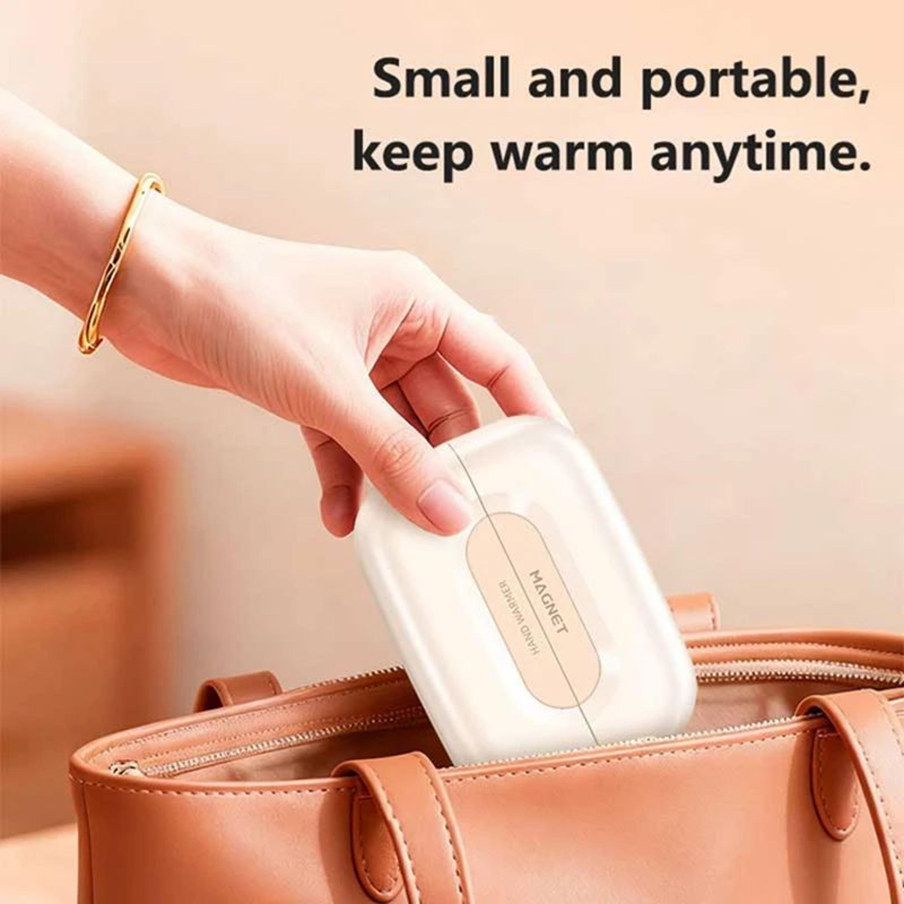 WarmWave 2in1 Magnetic Hand Warmer And 60000 MAh Power Bank  Portable USB Rechargeable Pocket Heate 3