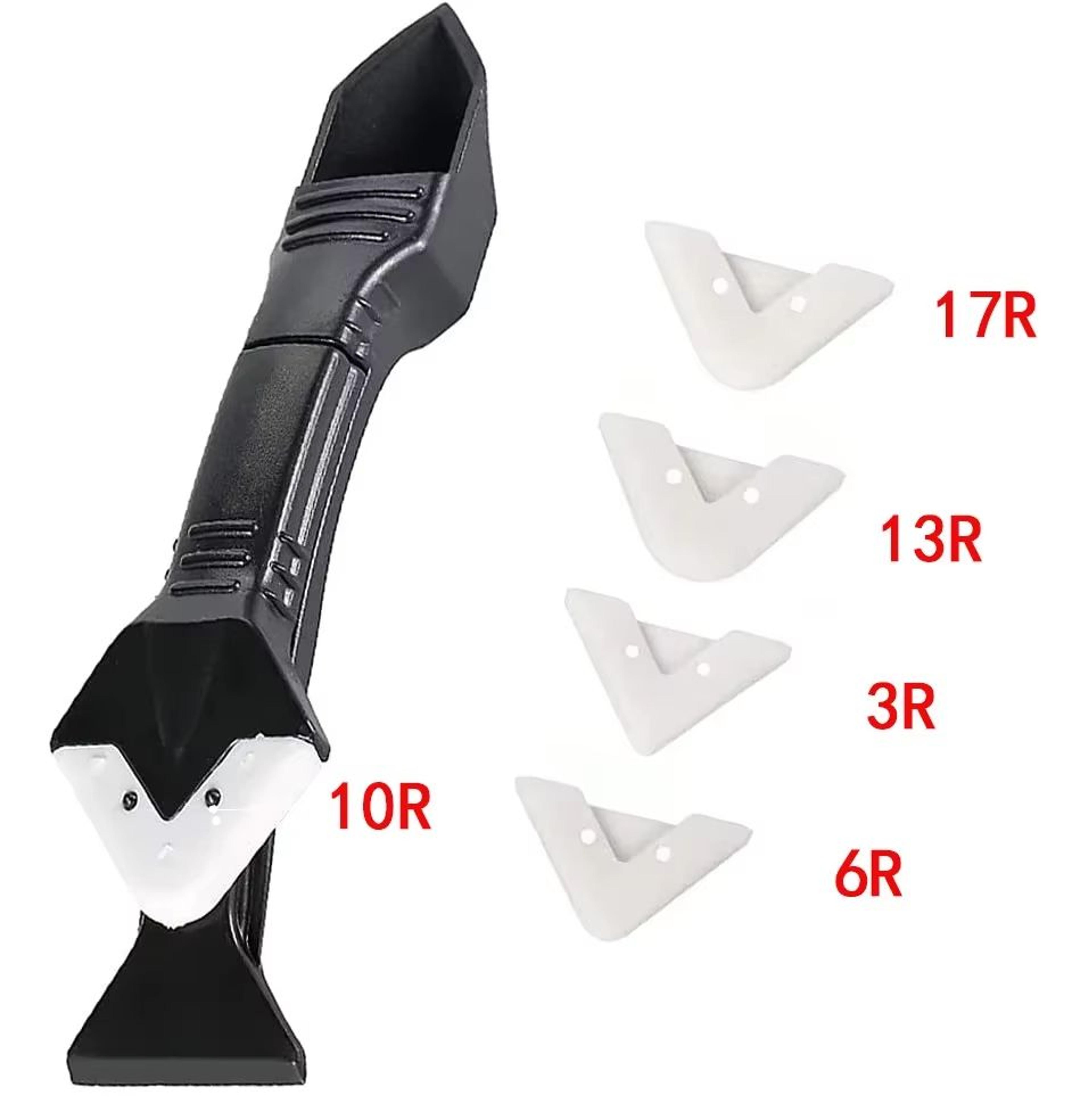 5in1 Silicone Scraper And Caulking Tool Set With Grout And Mould Removal 6