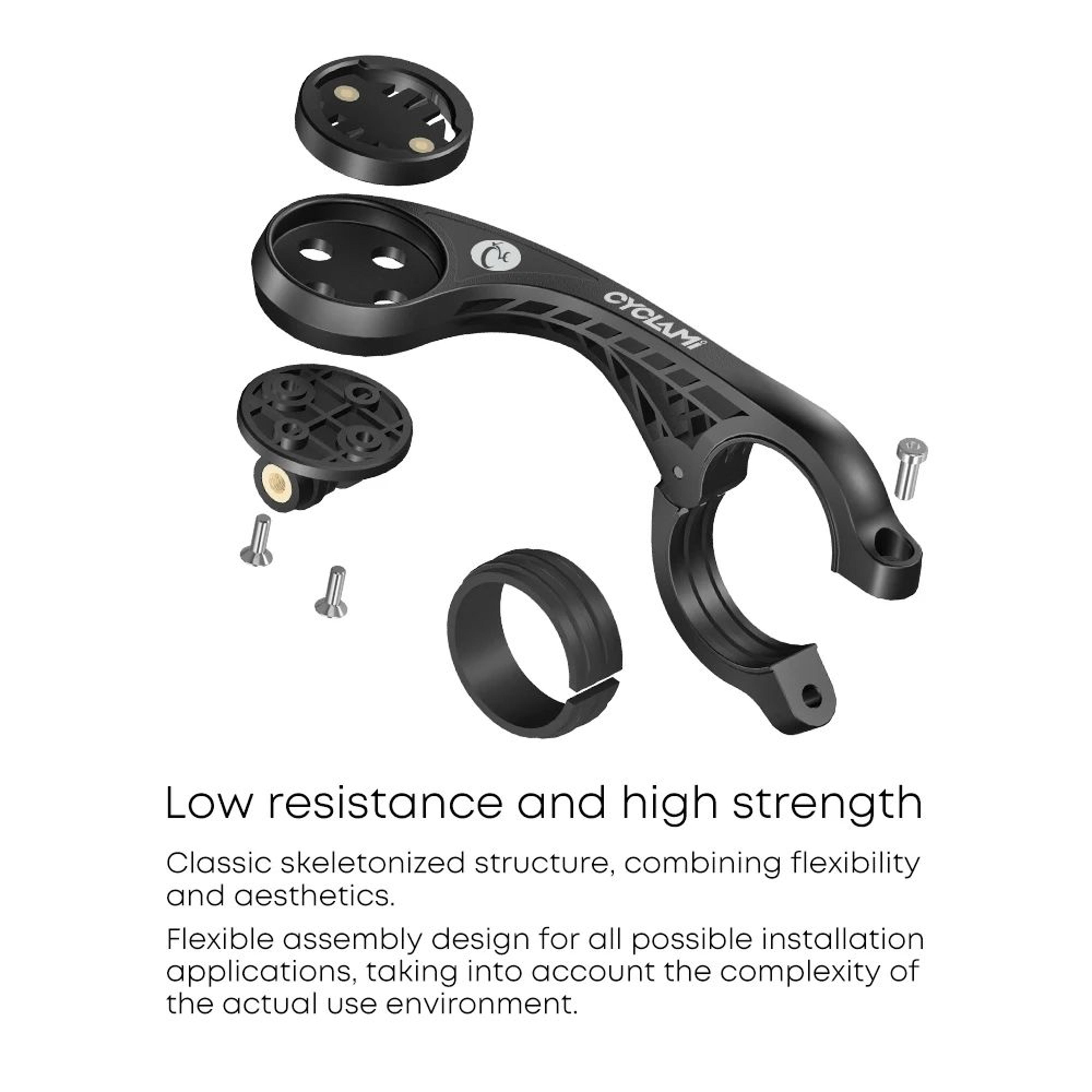 Universal Bike Computer  Headlight Mount Bracket For Garmin XOSS IGPSPORT Magene Coospo 2