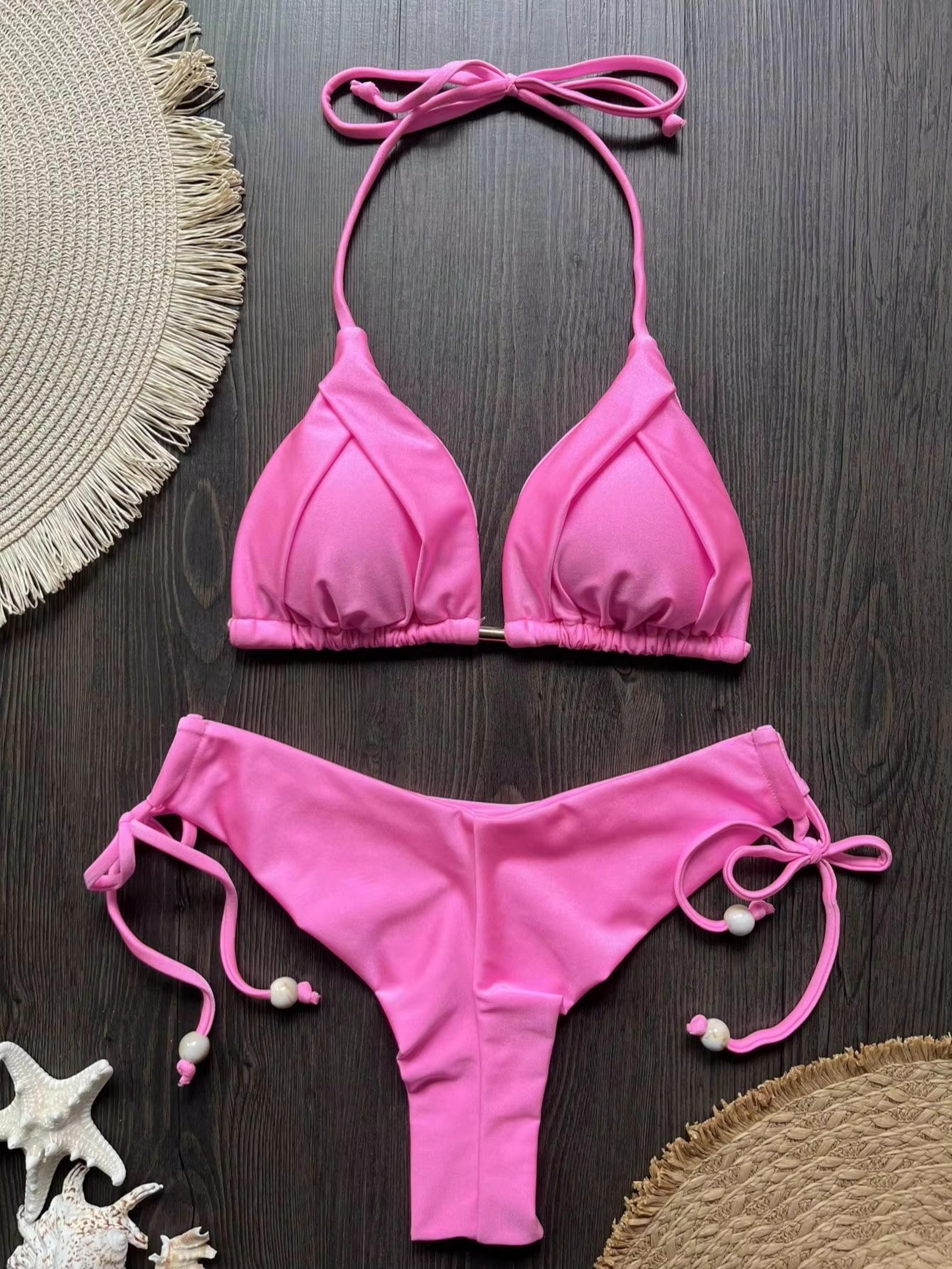 RUOTONGSEPT 13Color Triangle Bikini Set PushUp Womens Brazilian Swimwear 16