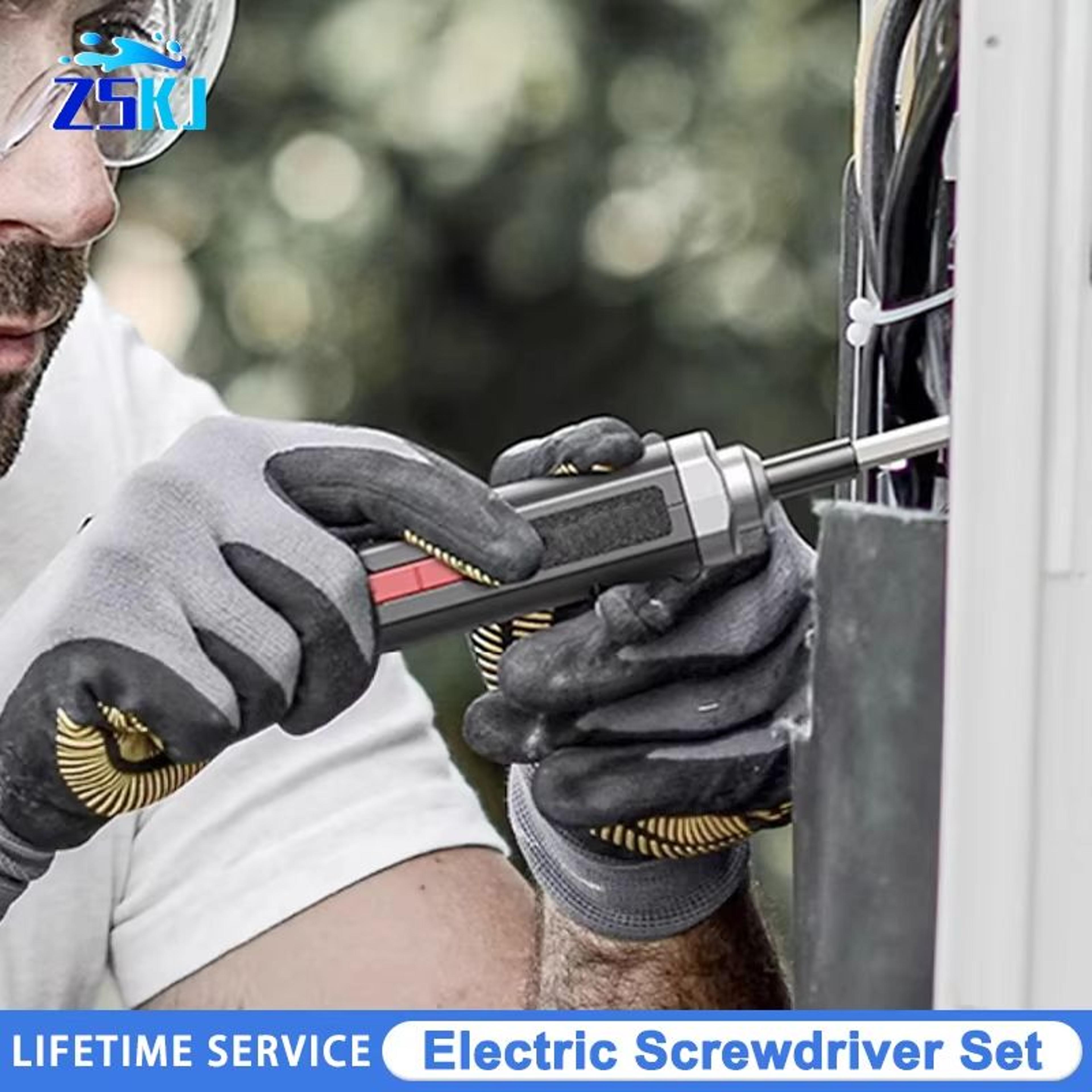 rechargeable precision electric screwdriver & mini drill set