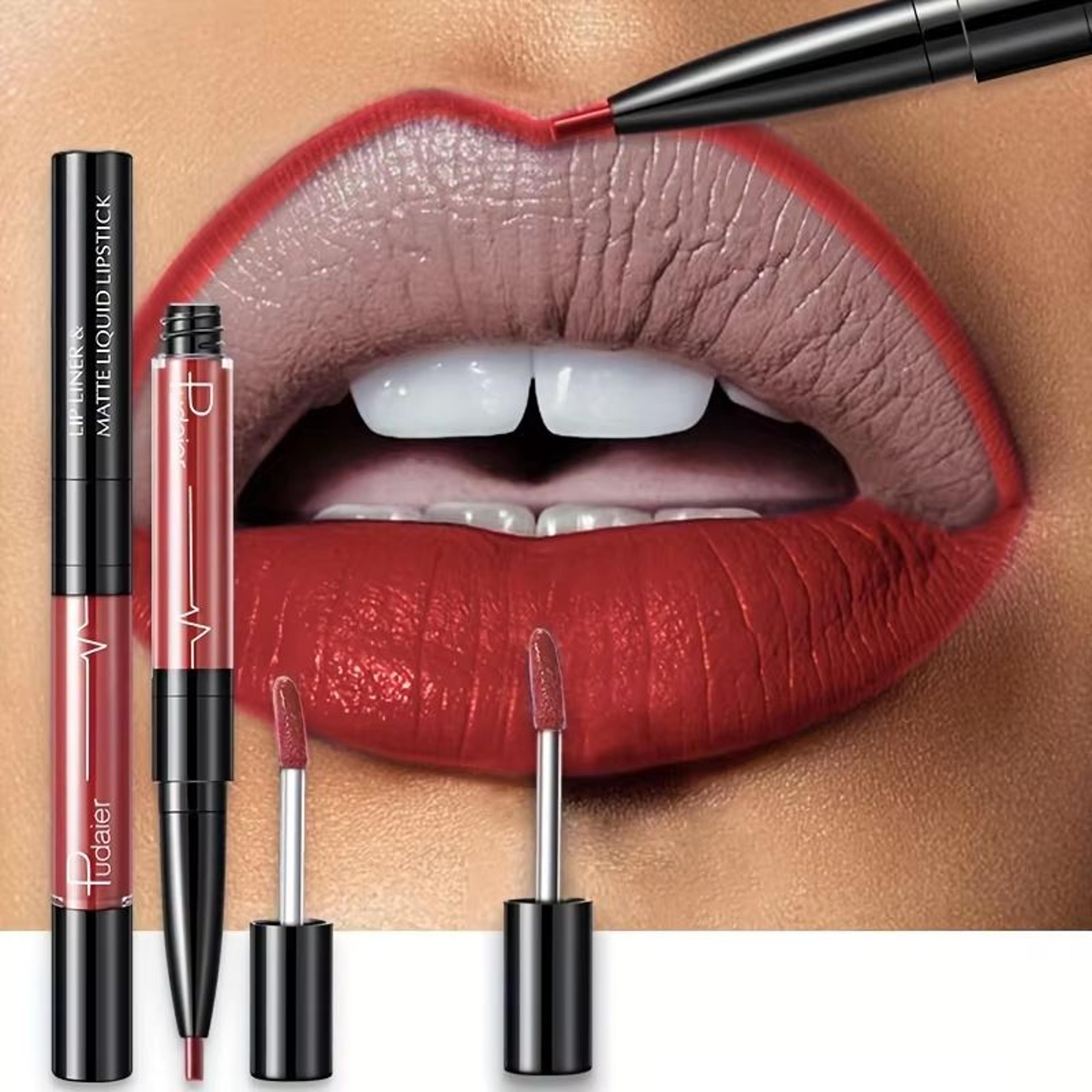 UltraPrecise Waterproof High Pigment Lip Liner  Smooth Sweatproof LongLasting Lip Contour Pencil 12
