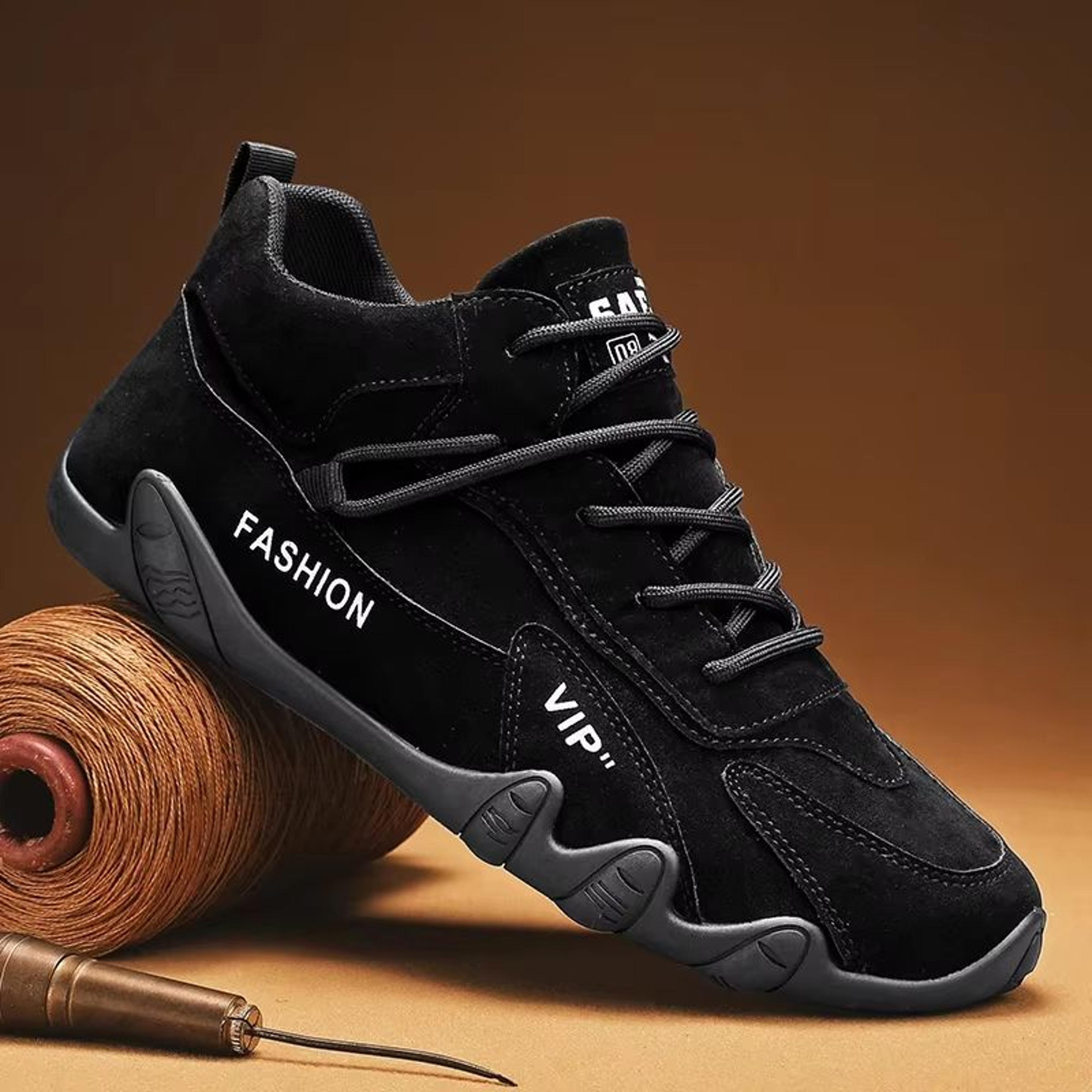 Mens Casual NonSlip Ankle Boots 2025 LaceUp Sneakers 1
