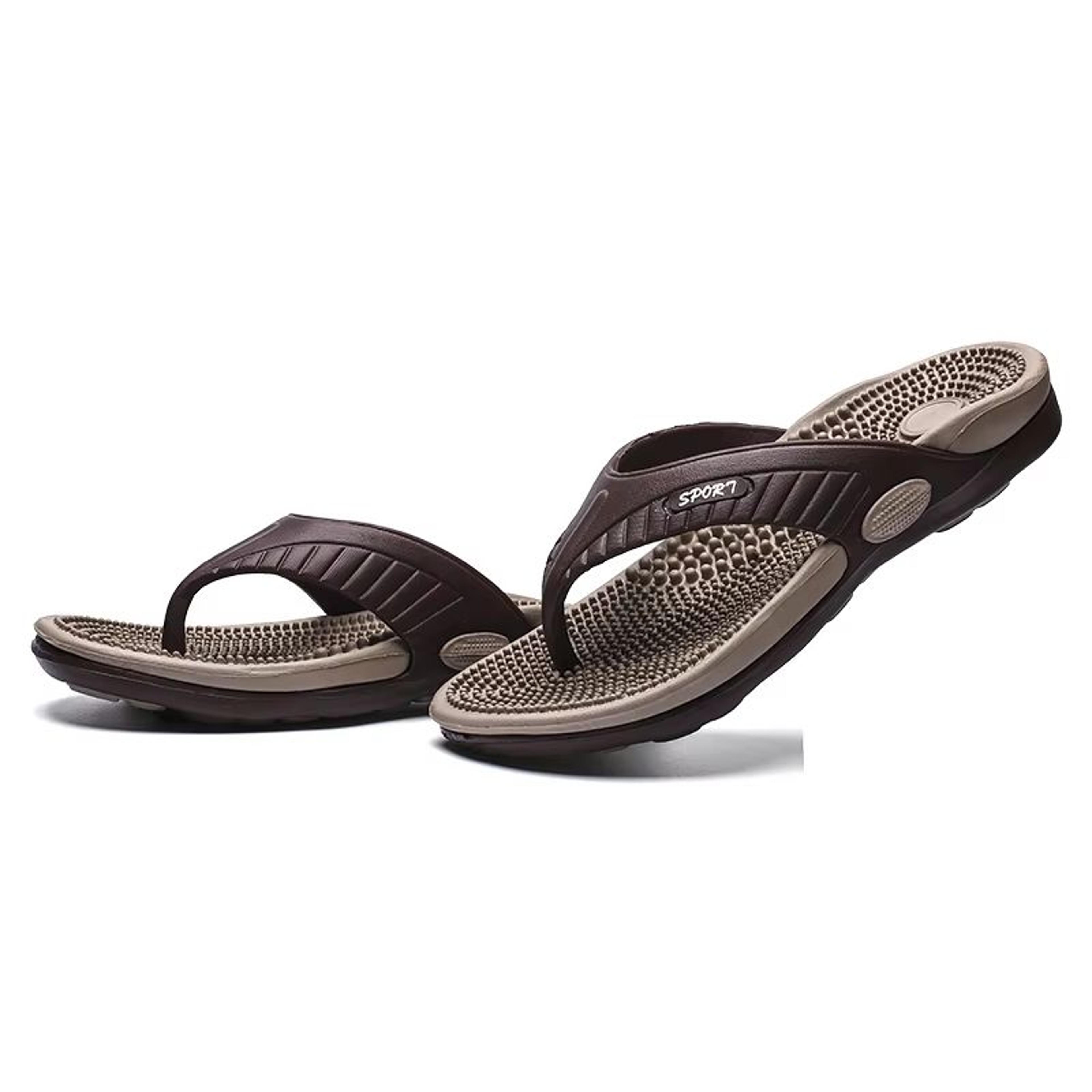 airflex men's massage eva beach flip flops breathable summer sandals