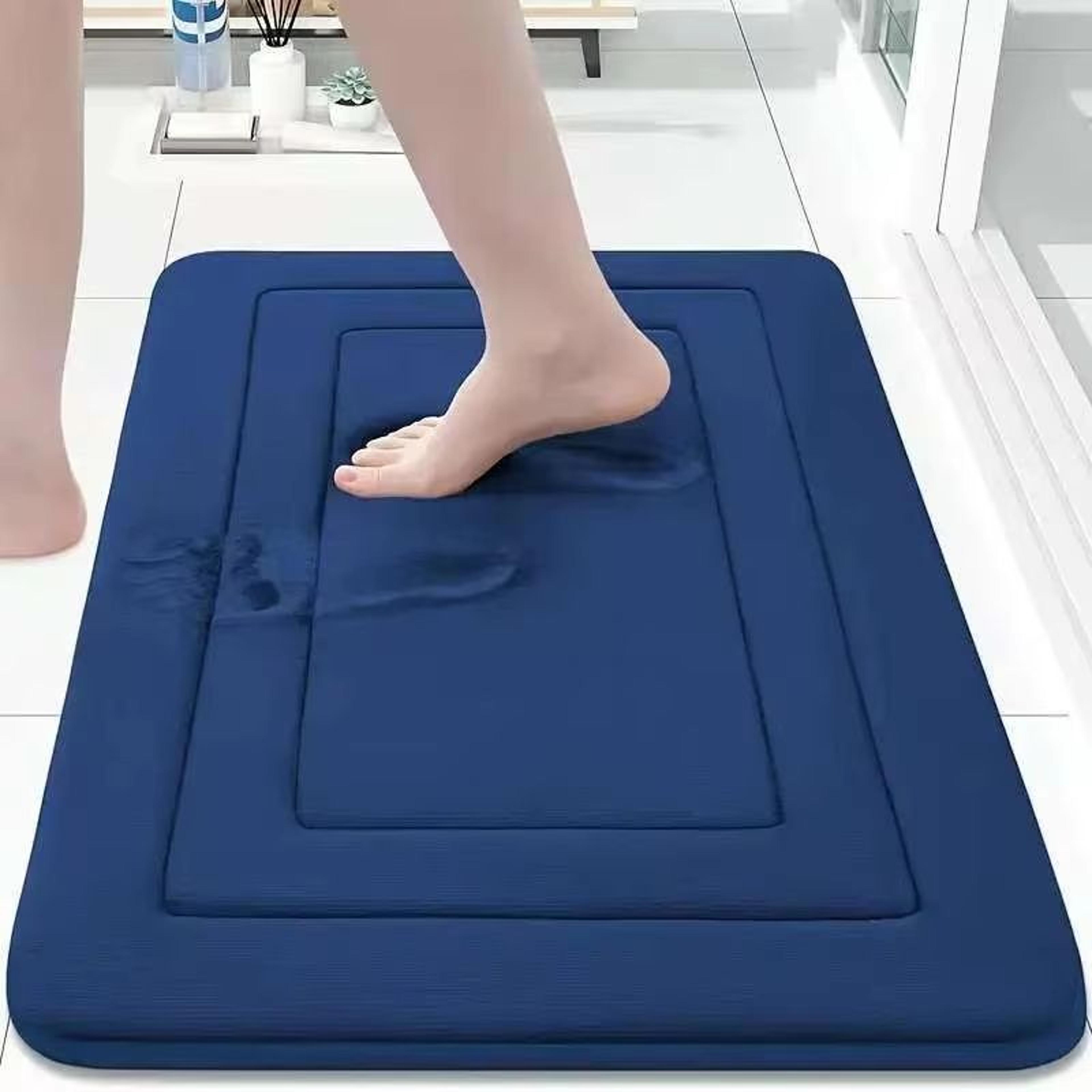 CloudDry Thick Coral Fleece QuickDry Bathroom Mat 6