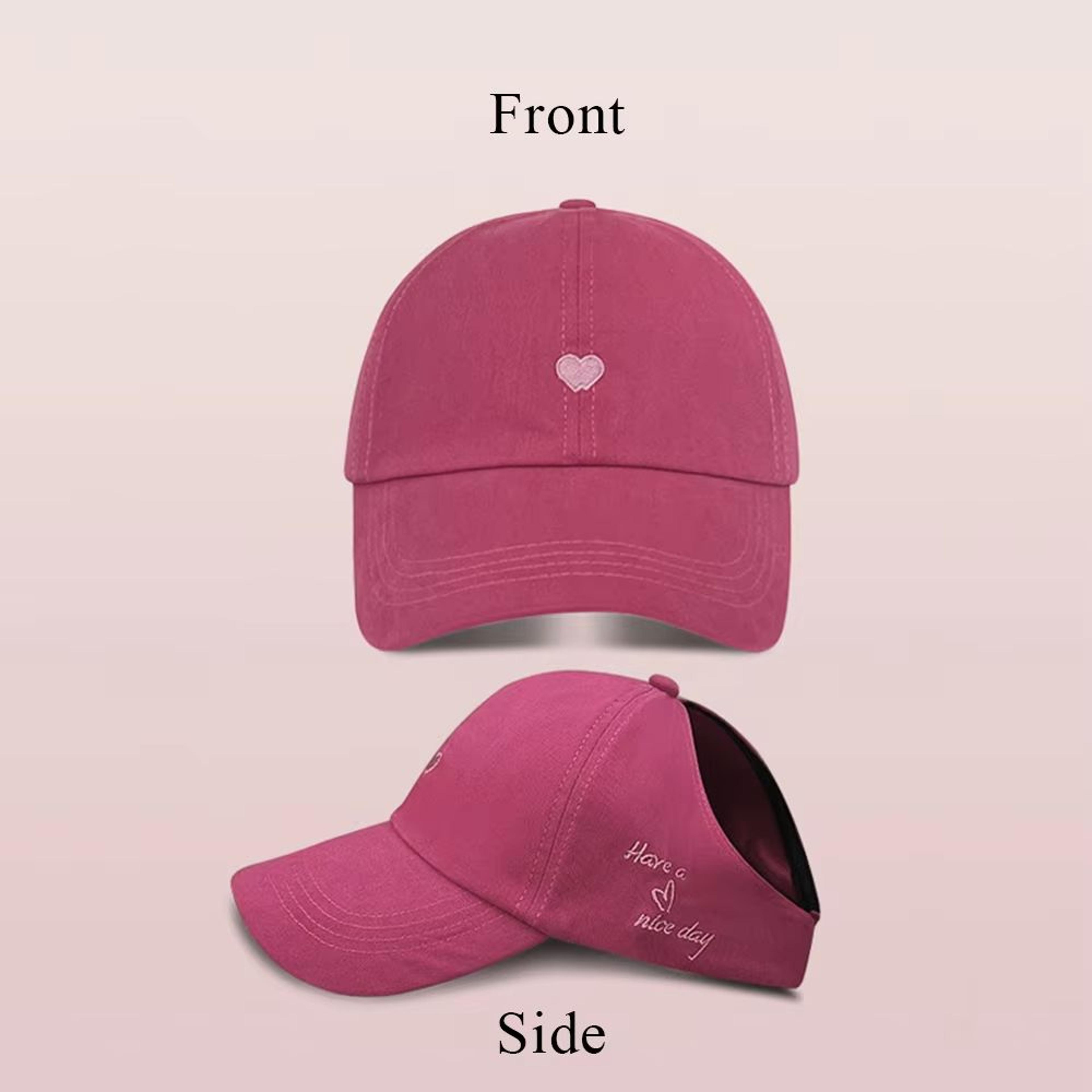 Kids Baseball Cap With Heart Visor Design Adjustable Summer Sun Hat 6