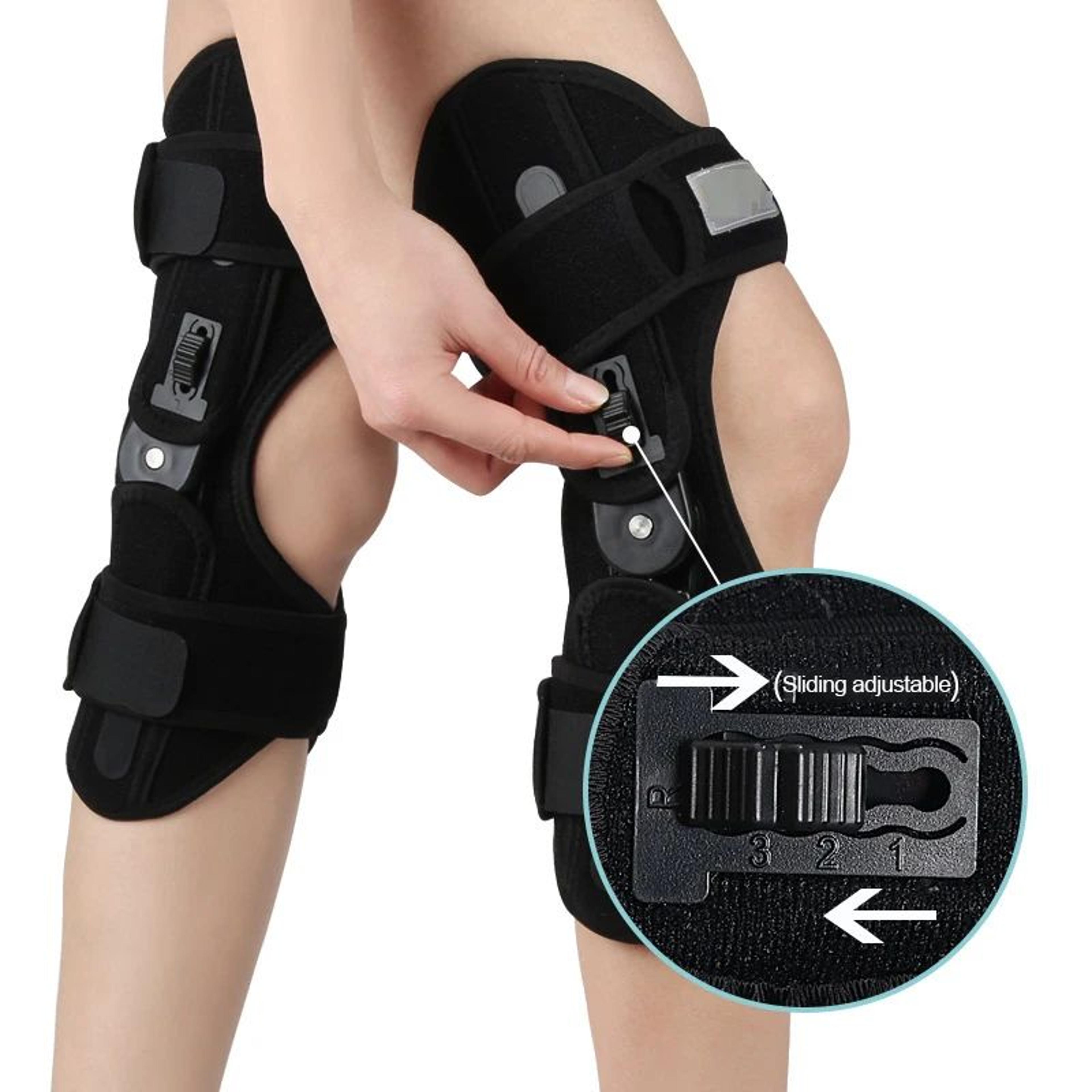 adjustable exoskeleton walking aid knee rehabilitation brace for seniors, leg joint training support