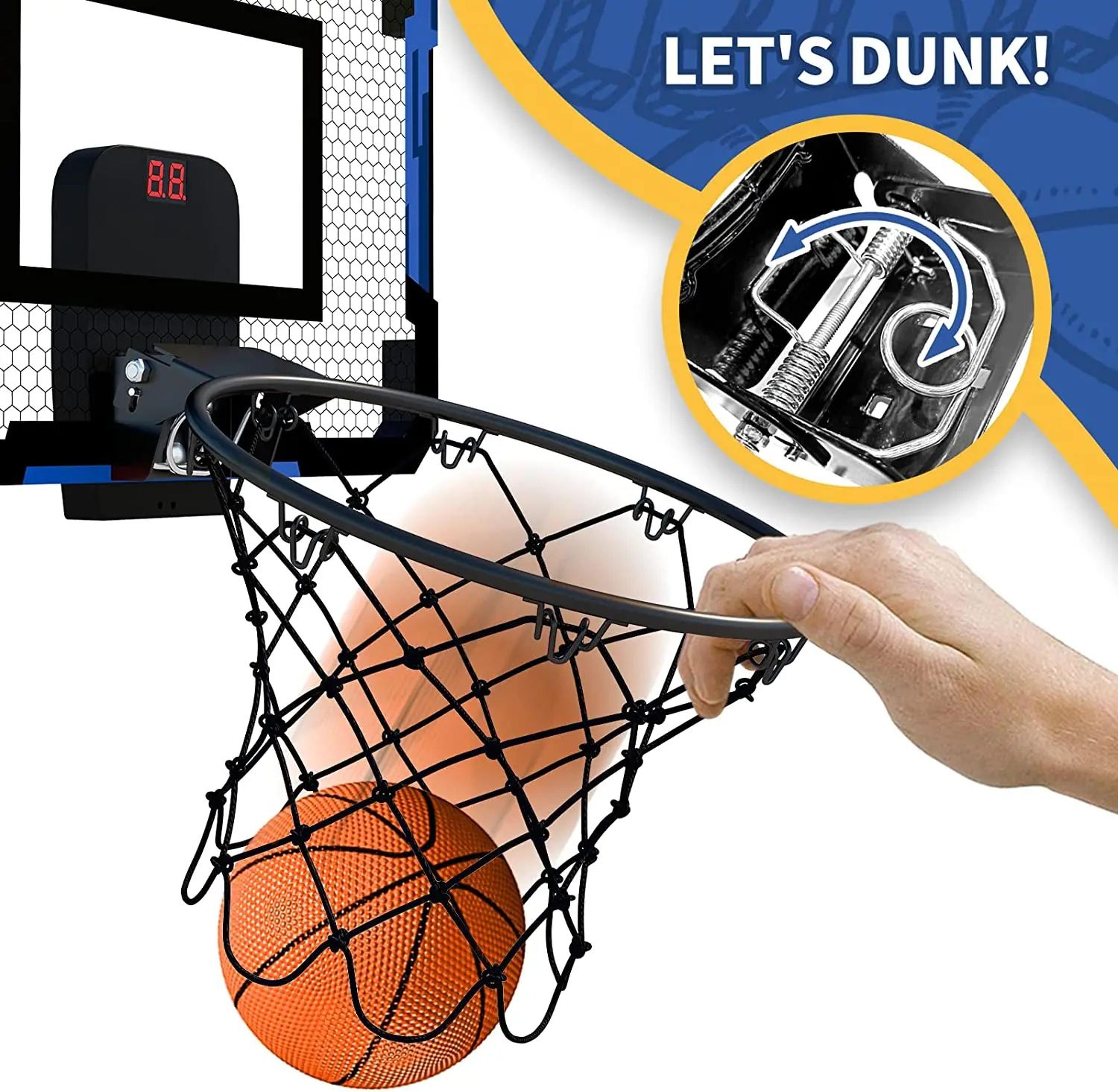 Kids WallMounted Basketball Hoop Set For Indoor And Outdoor Play 2