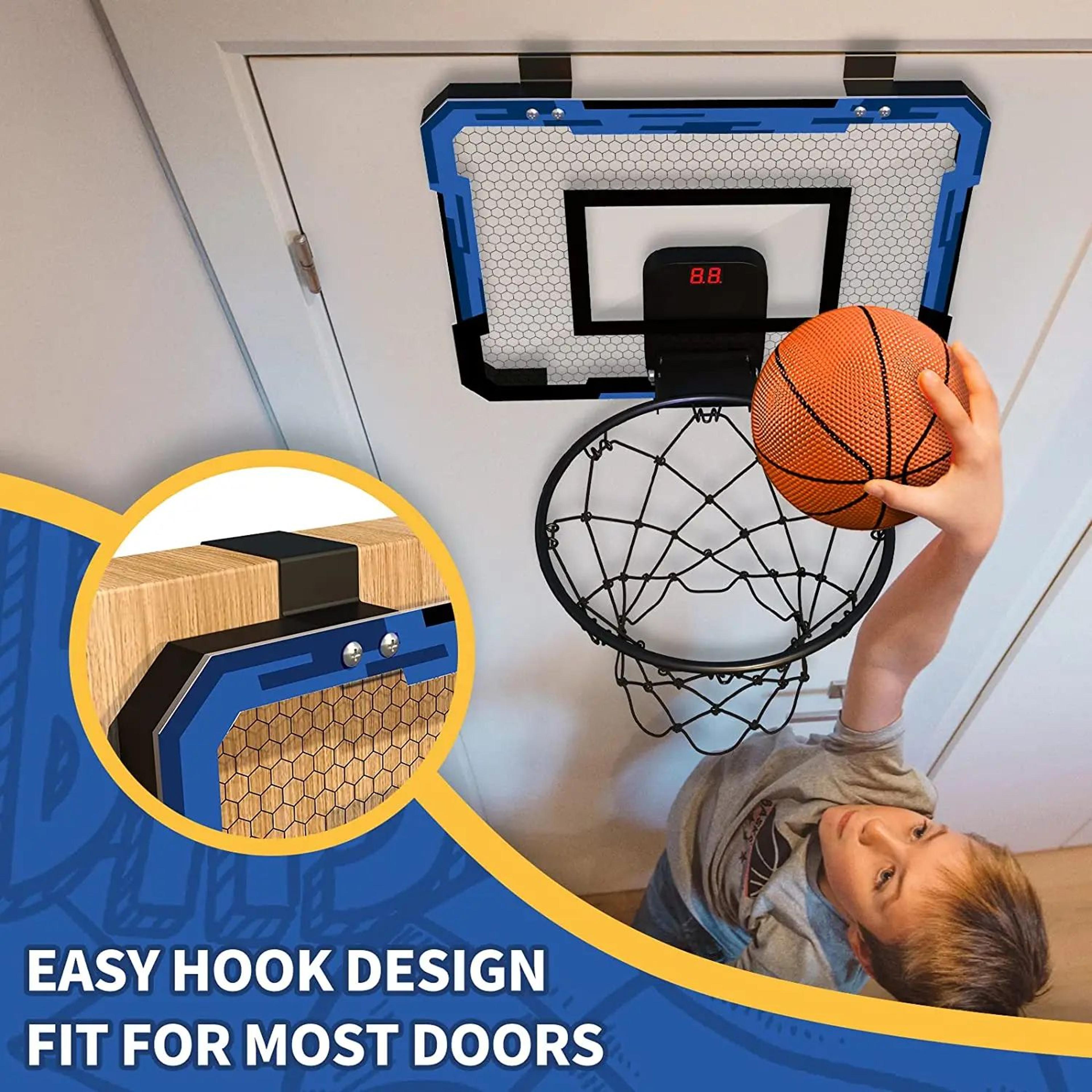 Kids WallMounted Basketball Hoop Set For Indoor And Outdoor Play 4