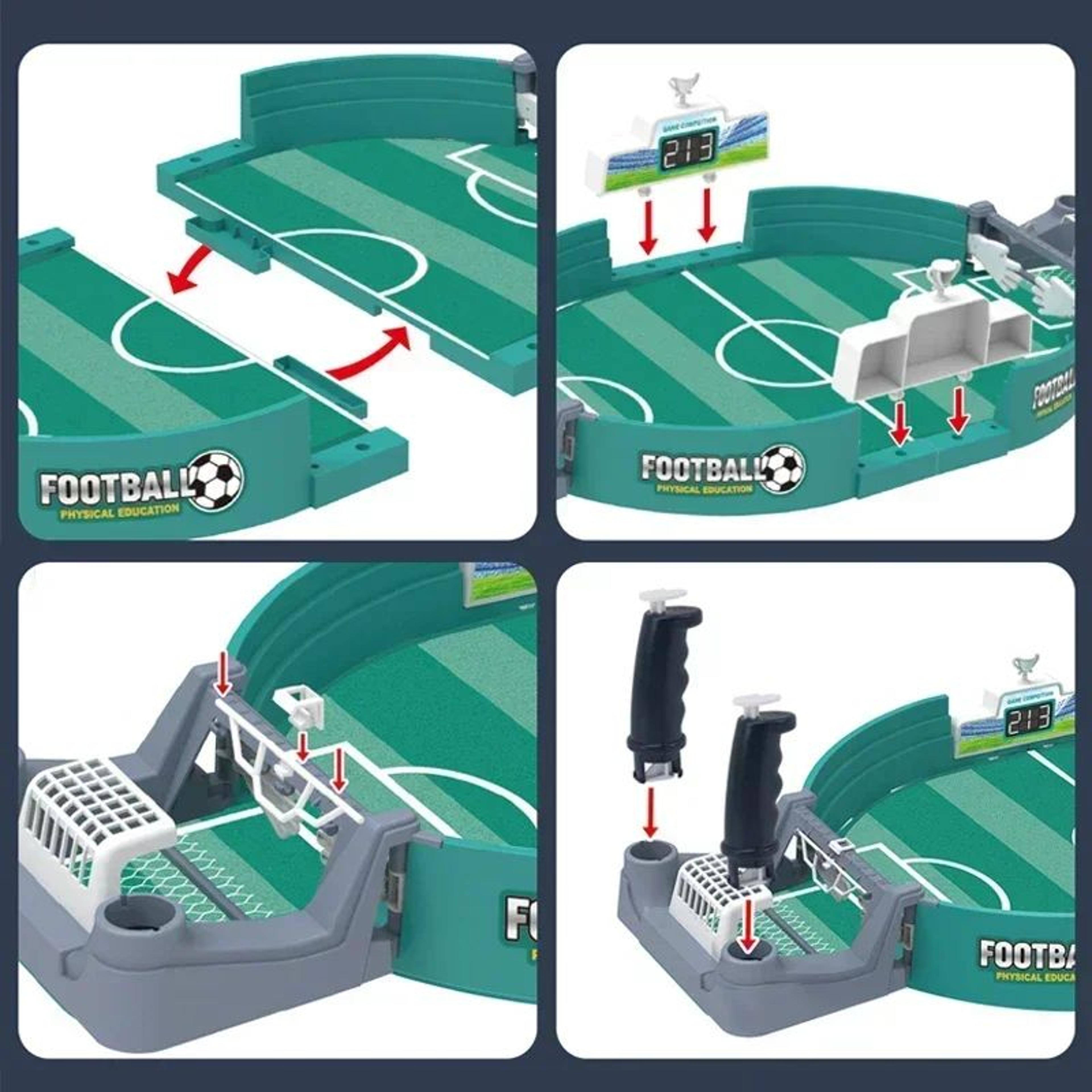 ProPlay Mini Tabletop Foosball Soccer Game For Kids And Adults 2