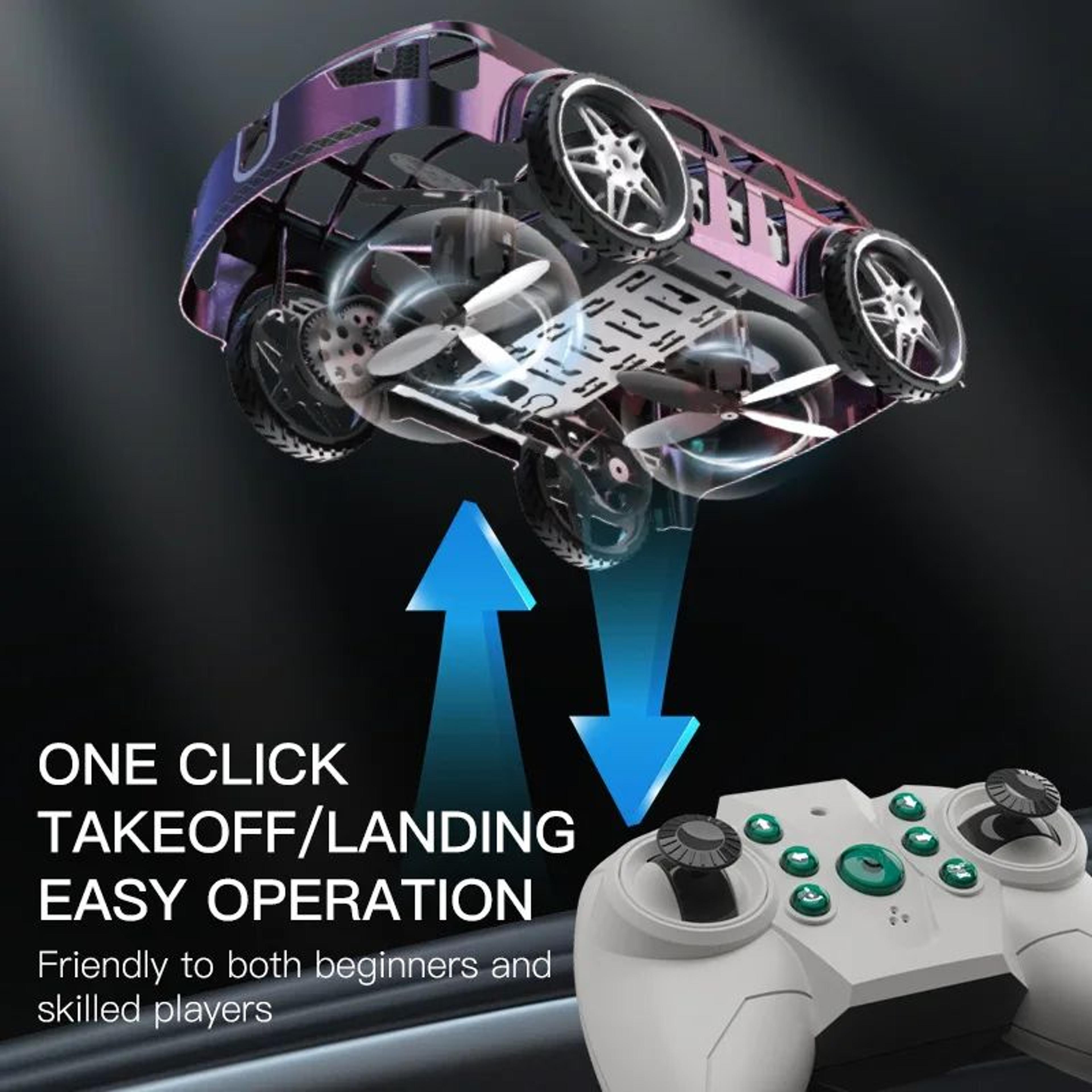 AirRacer 2in1 RC Flying Car Quadcopter Land  Air Remote Control Adventure Toy 2