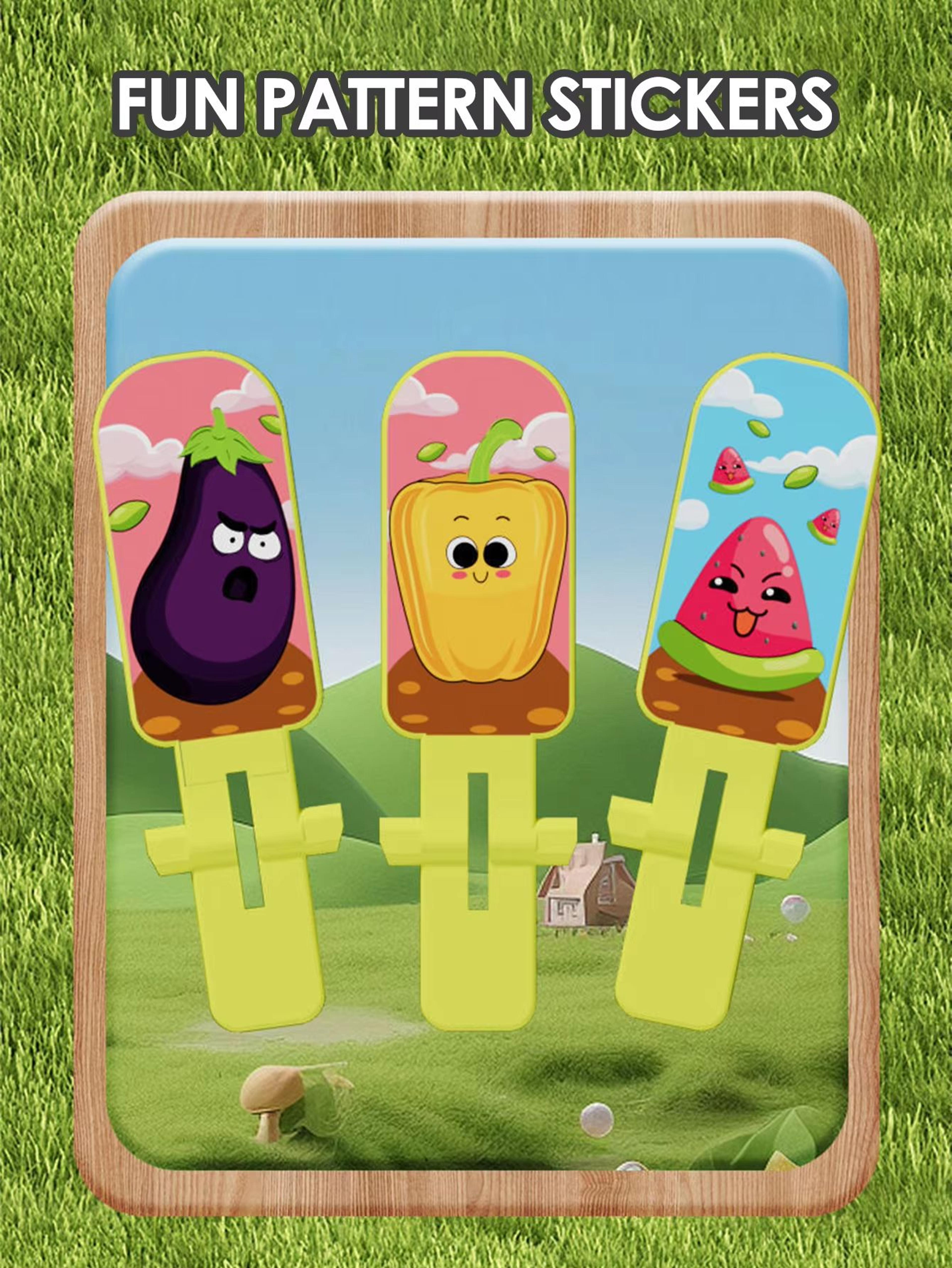 GardenPinball Kids Vegetable Desktop Shooting Game TwoPlayer Interactive Battle Toy 3