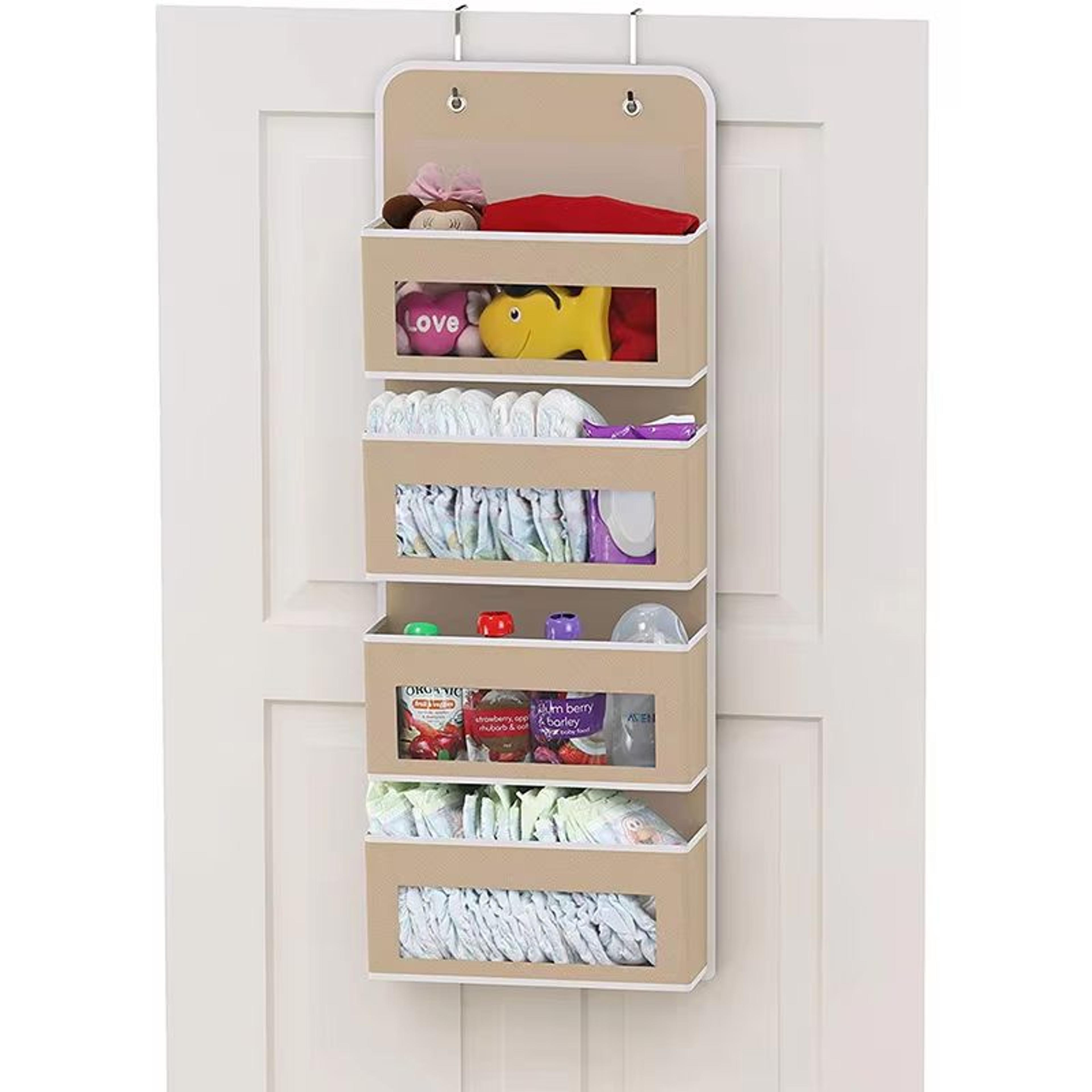 FourLayer Door Hanging Fabric Storage Organizer Bag For Underwear Socks And Sundries 3