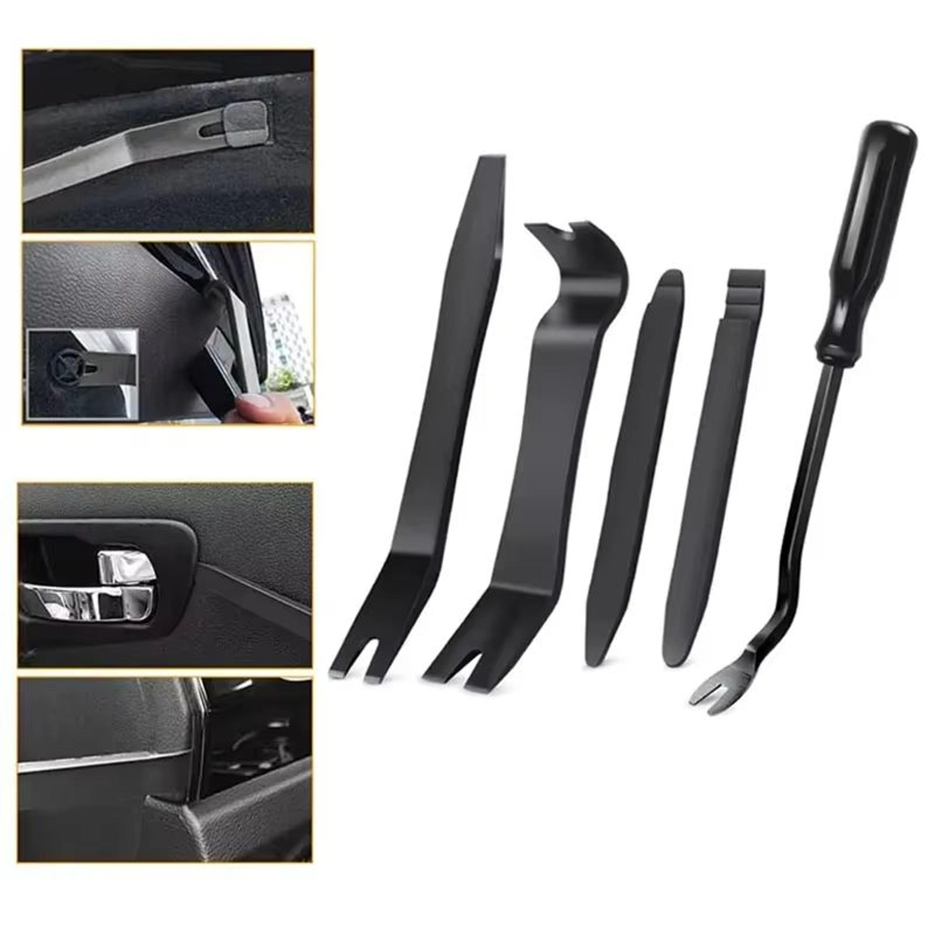 Pro Auto Trim Removal Tool Kit  Universal No Scratch Interior Panel  Clip Pry Set 0