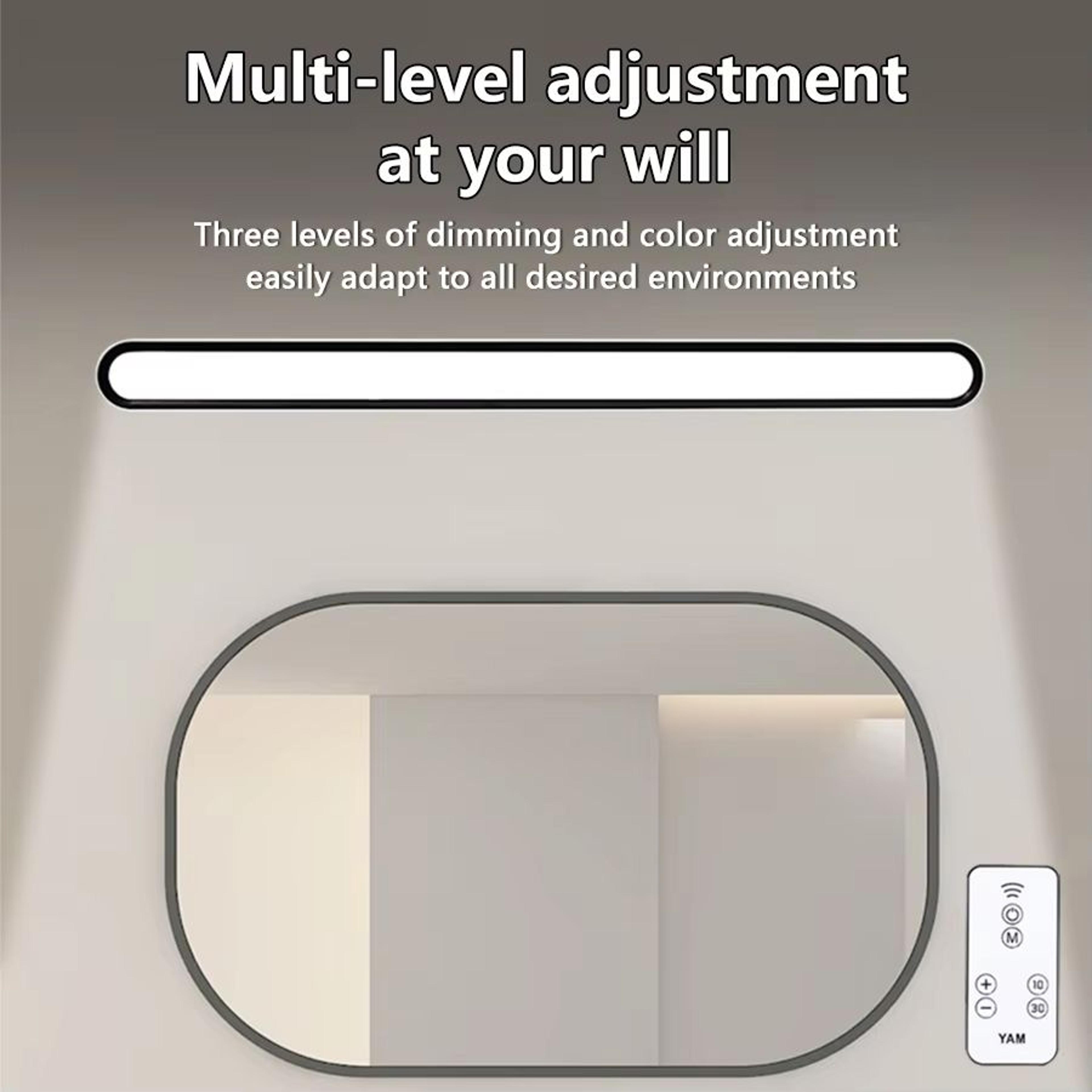 Remote Control Magnetic Hanging USB Rechargeable LED Desk Lamp  Stepless Dimming Night Light For St 3